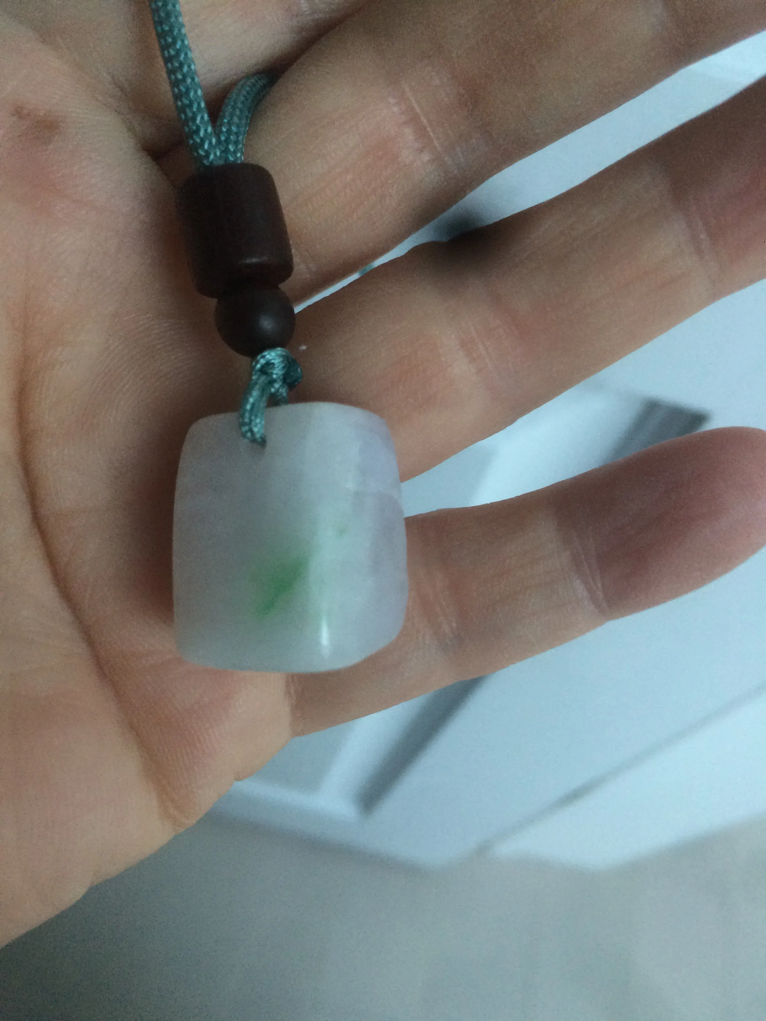 100% Natural sunny green/purple scale weight jadeite Jade pendant necklace AF40