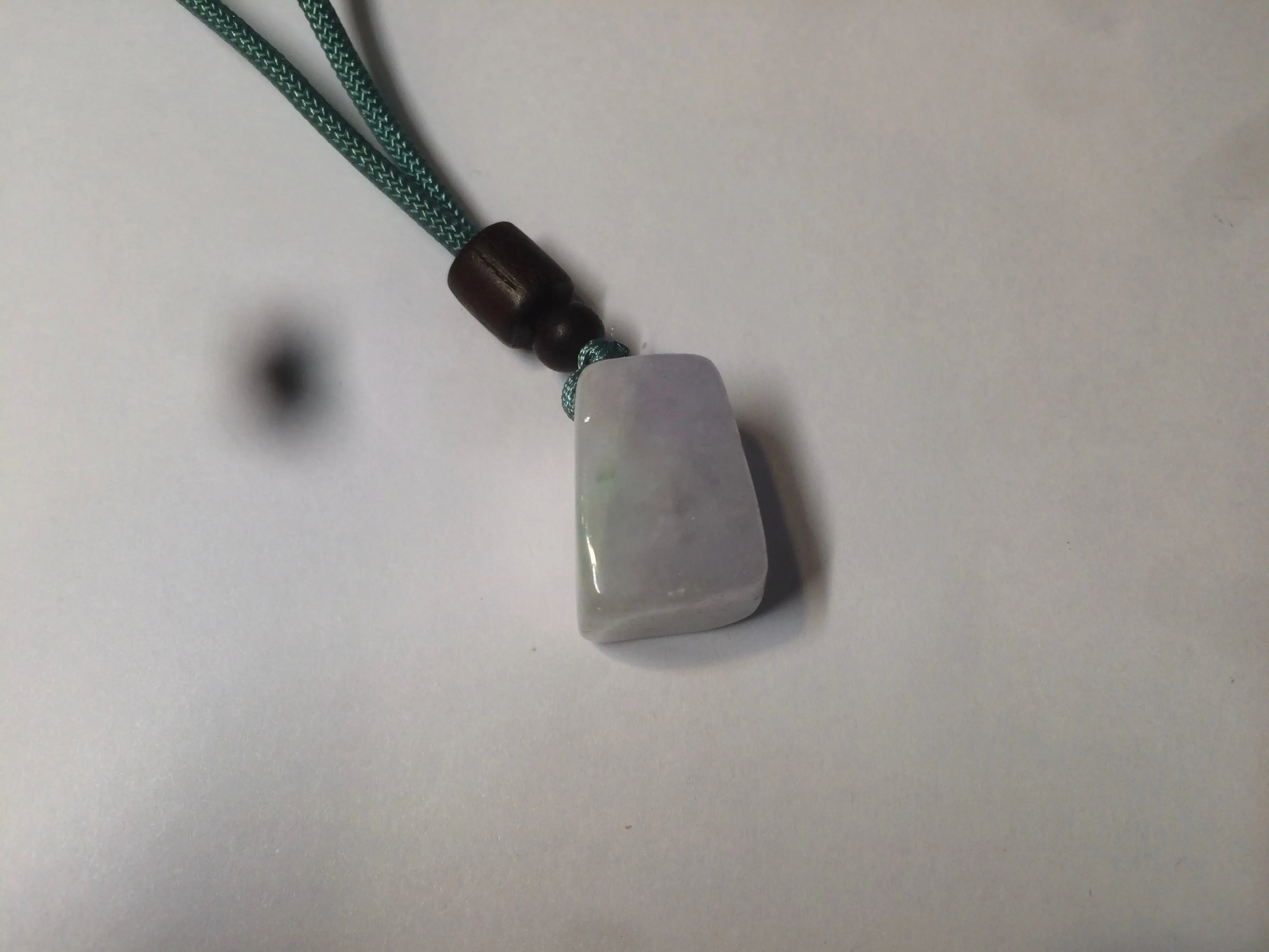 100% Natural sunny green/purple scale weight jadeite Jade pendant necklace AF40