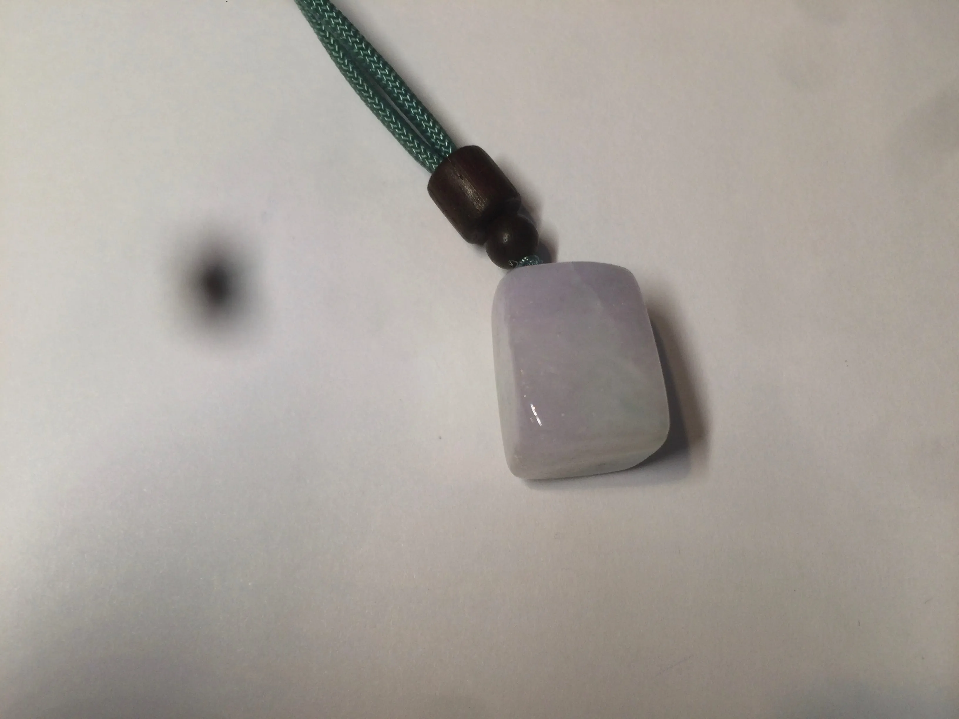 100% Natural sunny green/purple scale weight jadeite Jade pendant necklace AF40