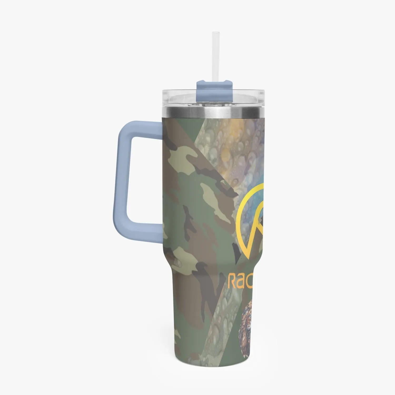 1102. Rachvid Camouflage 40oz Car Tumbler Cup