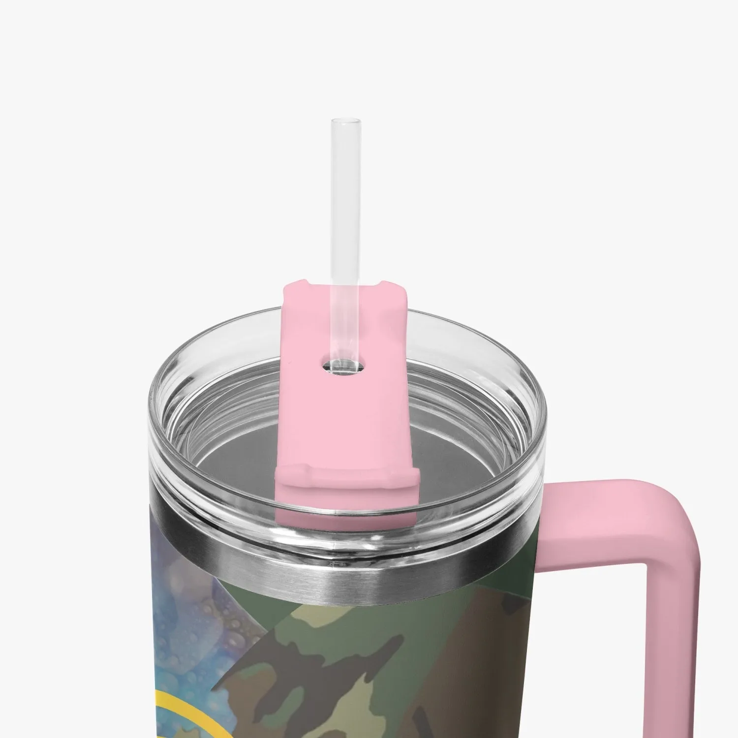 1102. Rachvid Camouflage 40oz Car Tumbler Cup