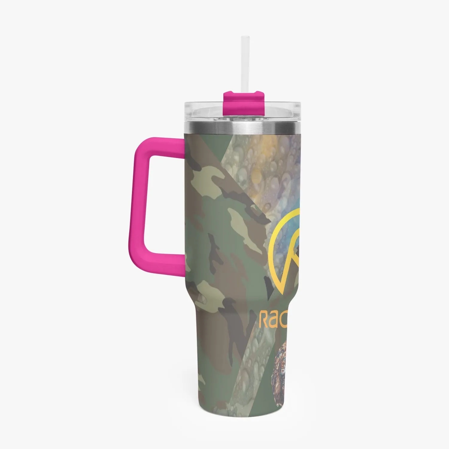 1102. Rachvid Camouflage 40oz Car Tumbler Cup