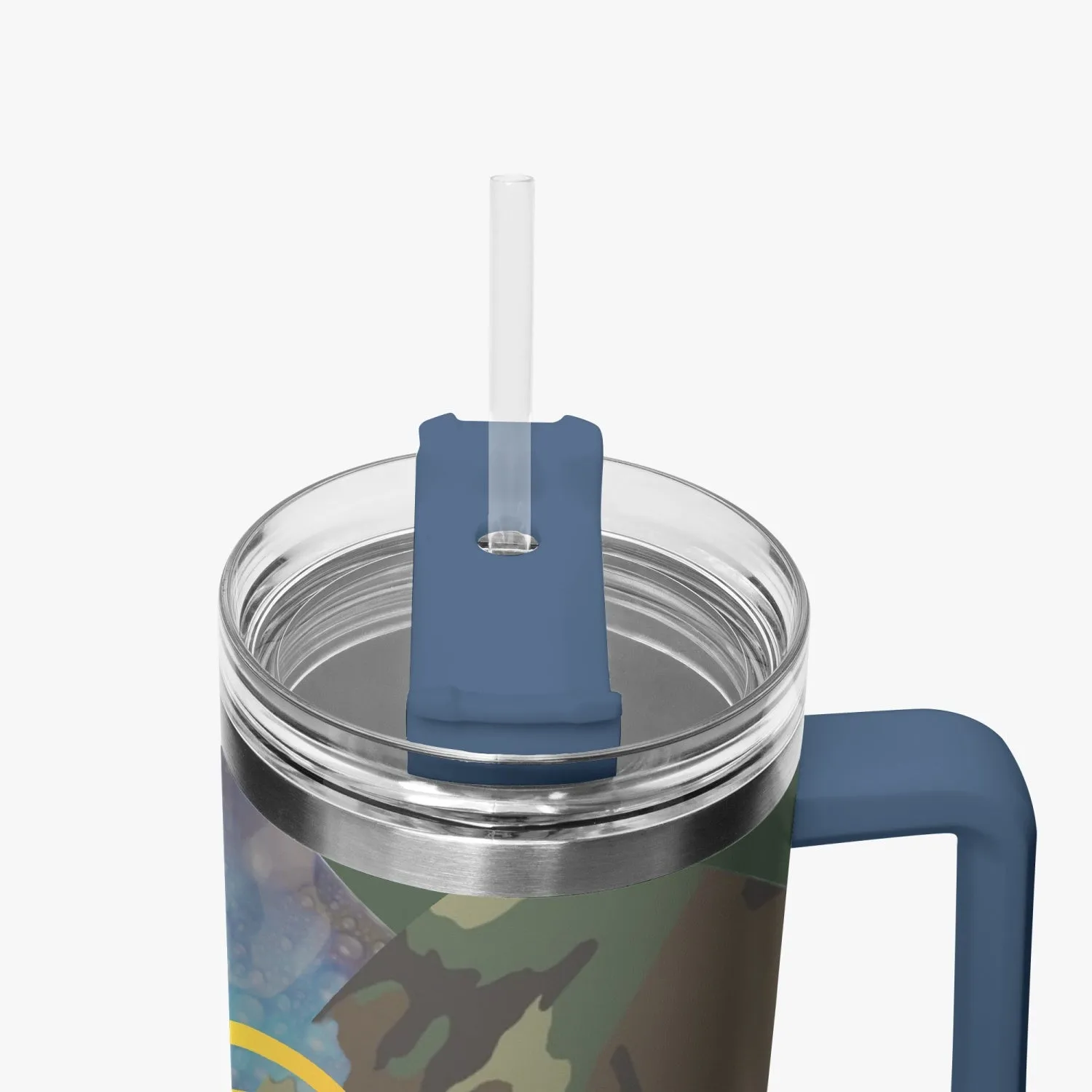 1102. Rachvid Camouflage 40oz Car Tumbler Cup