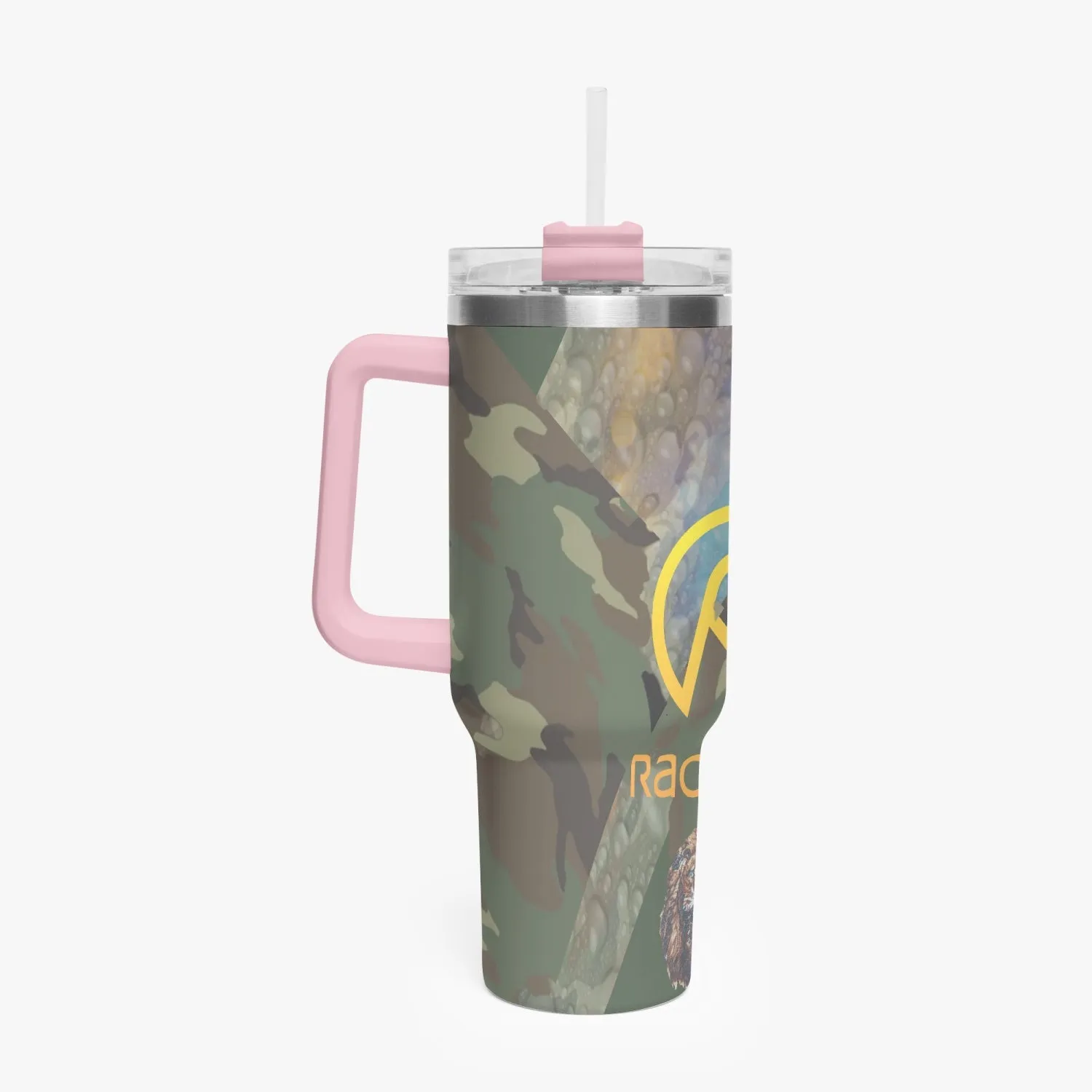 1102. Rachvid Camouflage 40oz Car Tumbler Cup