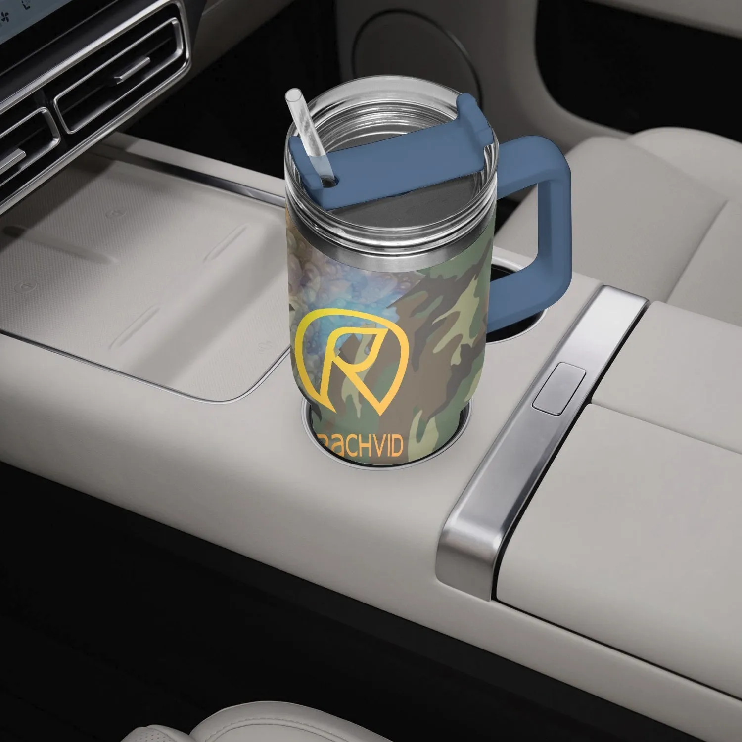 1102. Rachvid Camouflage 40oz Car Tumbler Cup