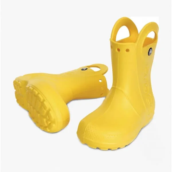 12803-730 HANDLE IT RAIN BOOT Kids Wellington Boots Yellow