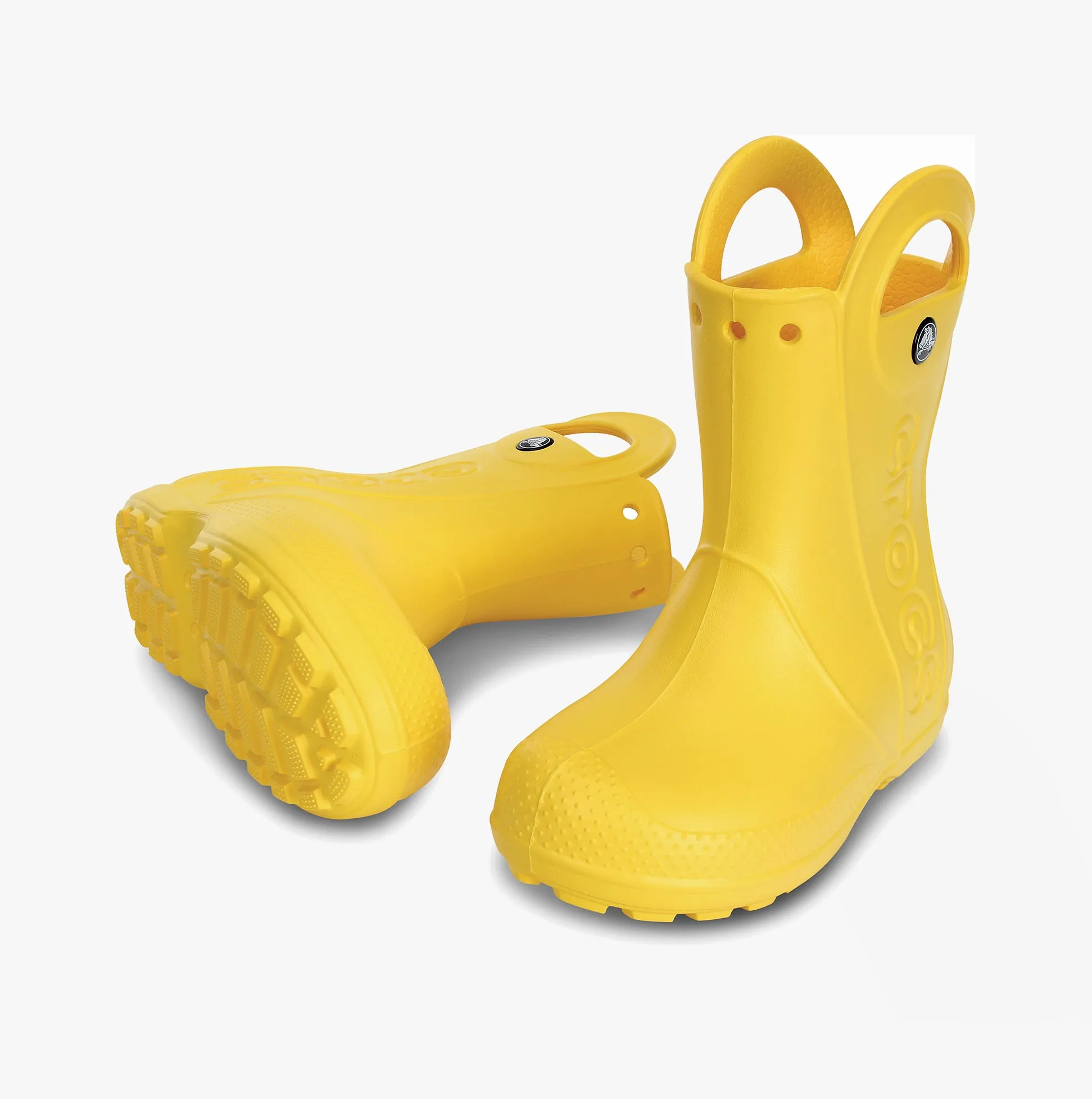 12803-730 HANDLE IT RAIN BOOT Kids Wellington Boots Yellow