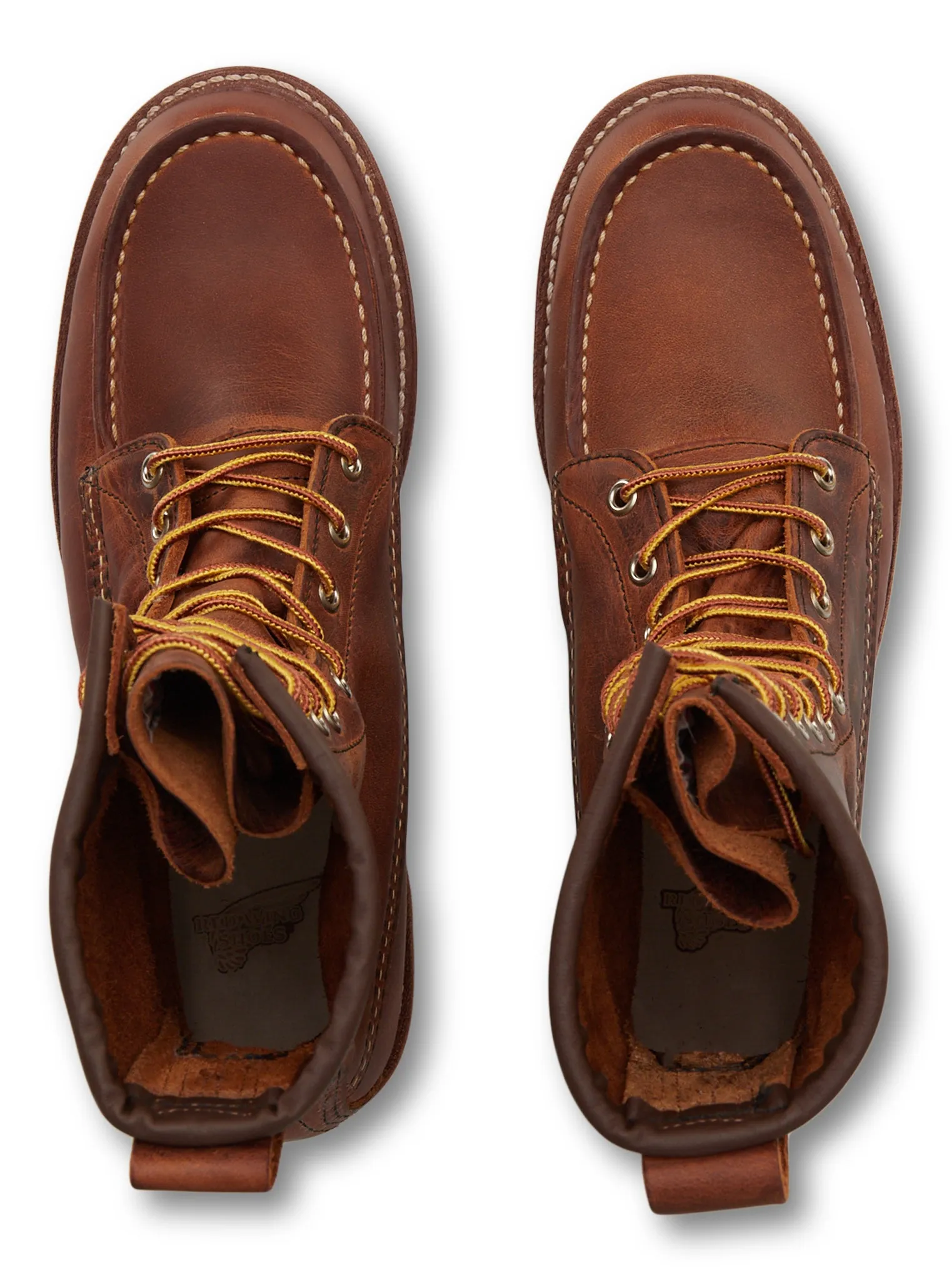 8-inch Classic Copper Rough and Tough Leather Moc - Men's|-|Moc en cuir classique Copper Rough and Tough 8 pouces - Homme