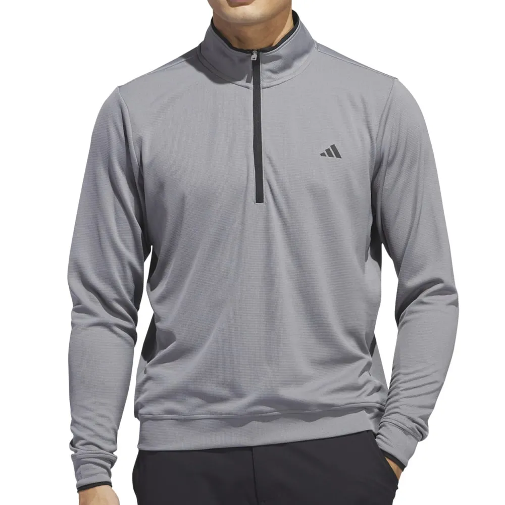 adidas Core Lightweight 1/4 Zip Pullover - Grey Three