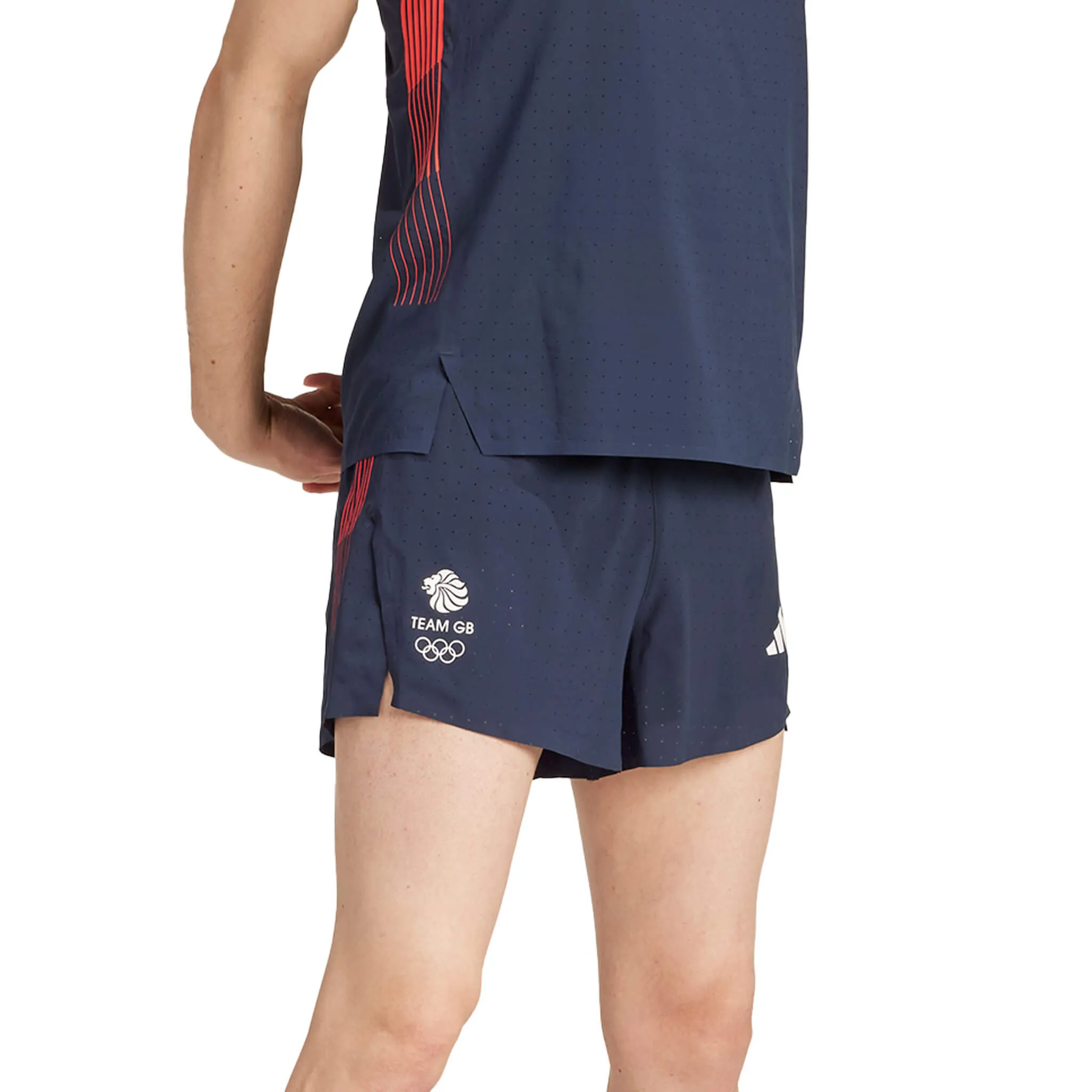 adidas | Men's Team GB Adizero Running 3-Inch Split Shorts