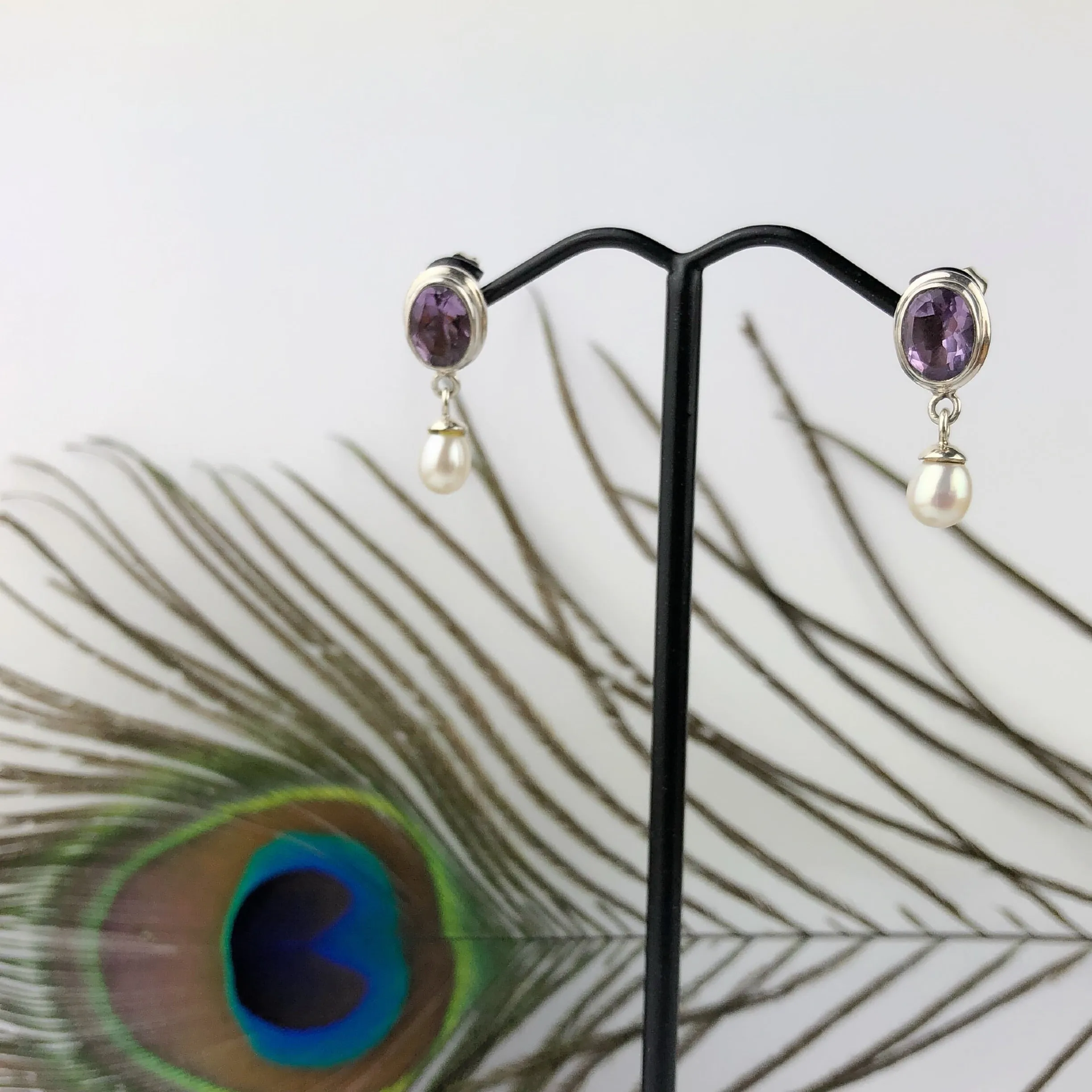 Amethyst Romance Earrings - VE230am