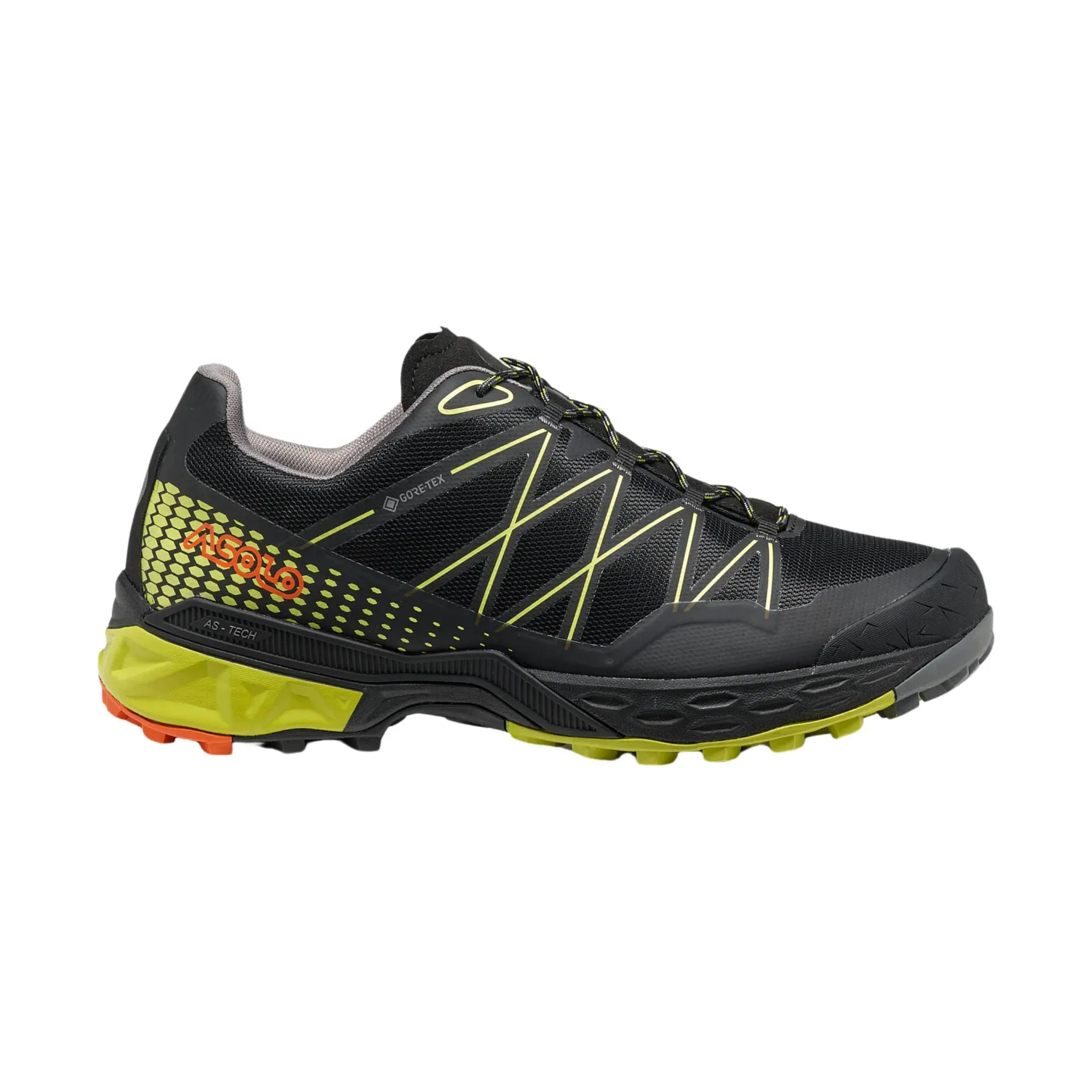 Asolo Men's Tahoe GTX Hiking Shoes - Black/Safety Yellow