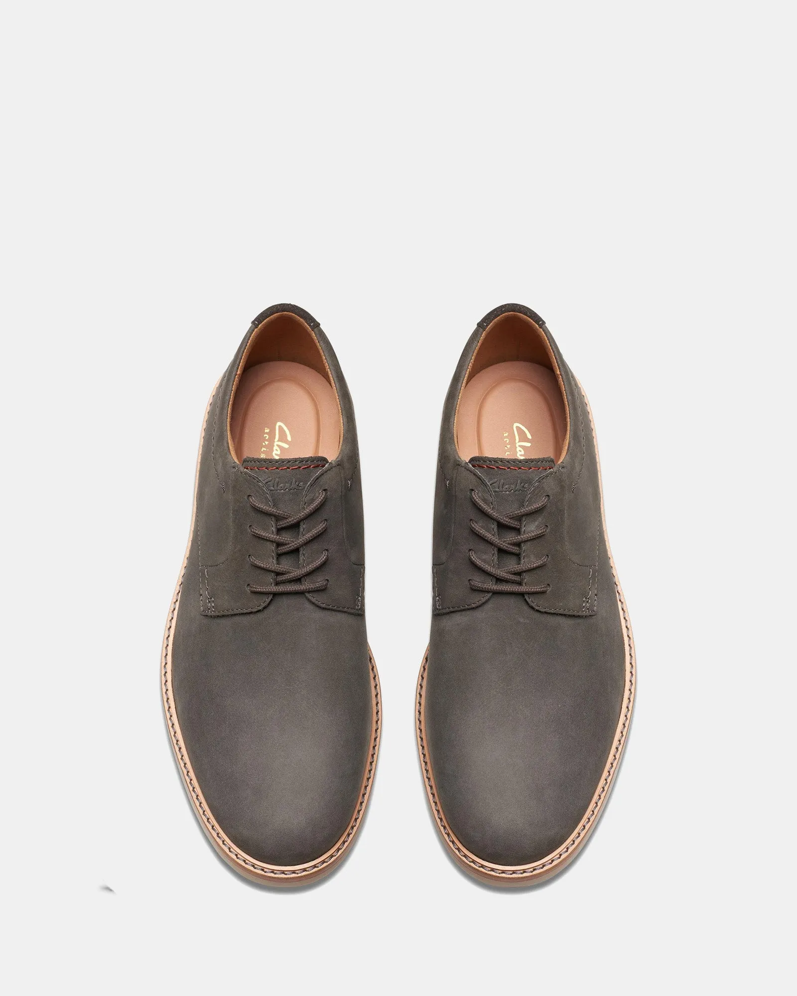 Atticus Ltlace Dark Grey Nubuck