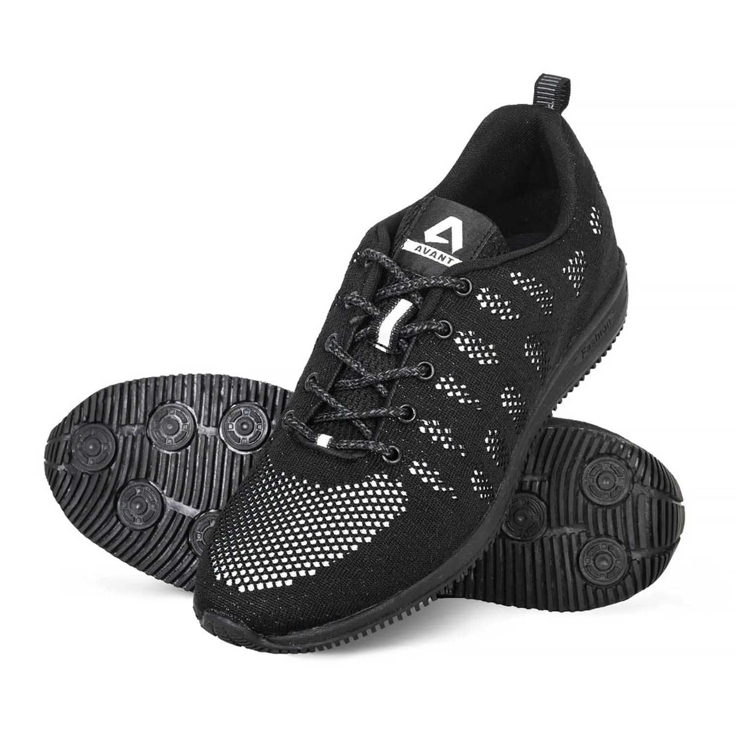 Avant Men's Zest Running and Training Shoes - Black/White