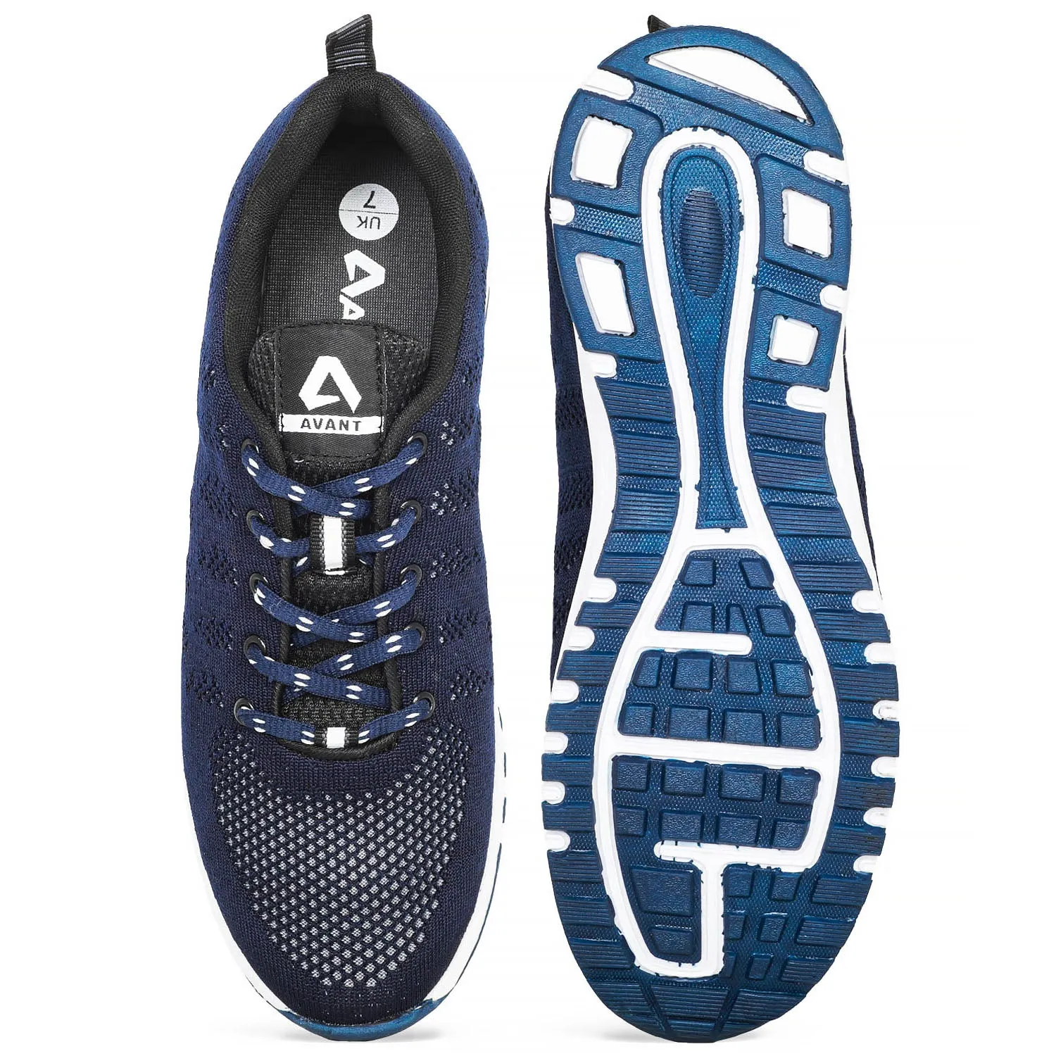 Avant Men's Zest Running and Training Shoes - Navy/Grey