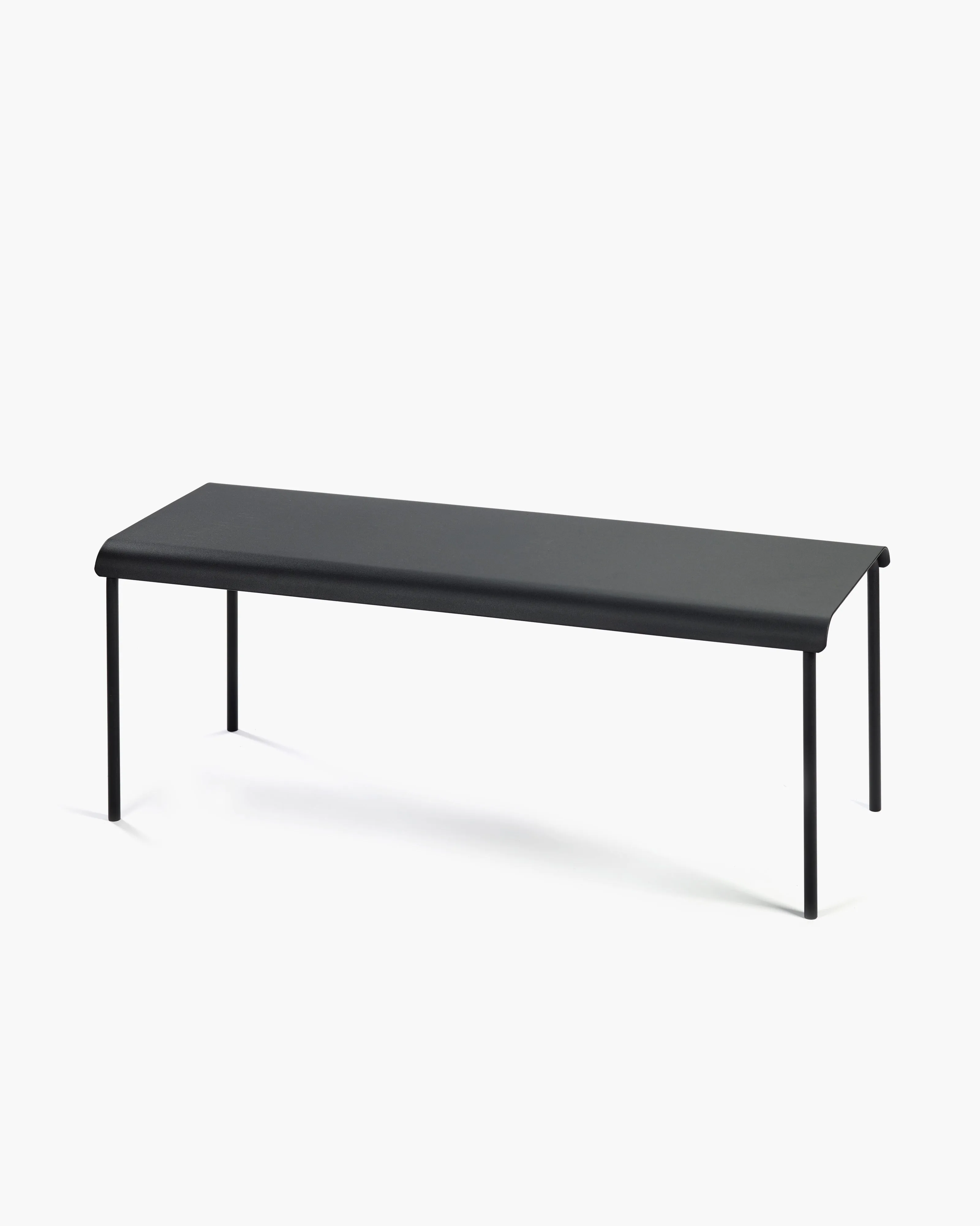 Bench aluminium black August