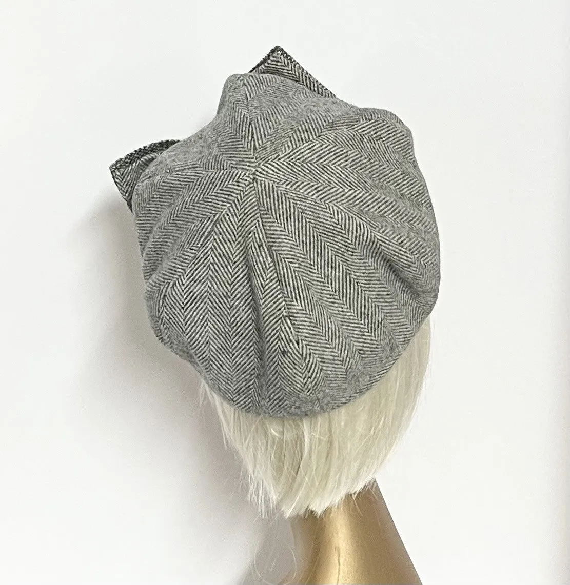 Beret Hat Bow.