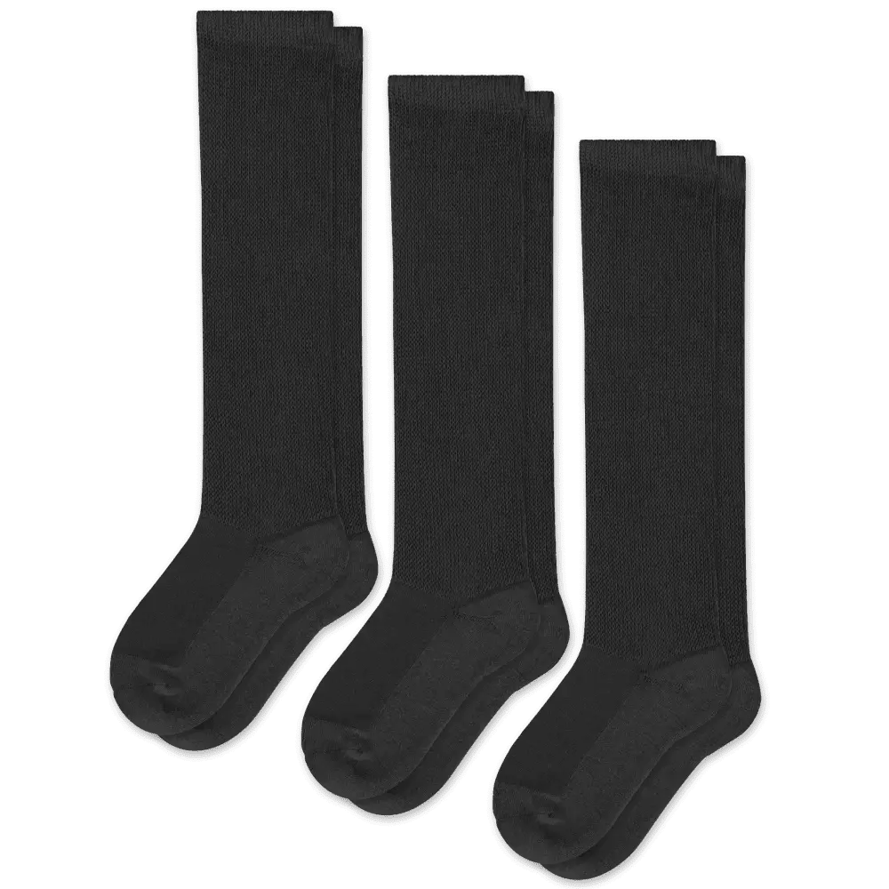 Black EasyStretch™ Diabetic Socks