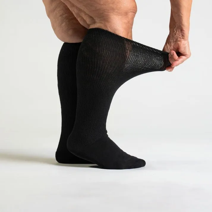 Black EasyStretch™ Diabetic Socks