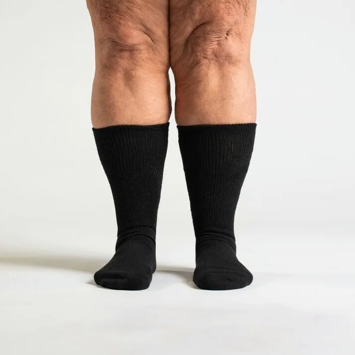 Black EasyStretch™ Diabetic Socks