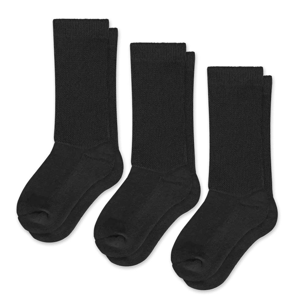 Black EasyStretch™ Diabetic Socks