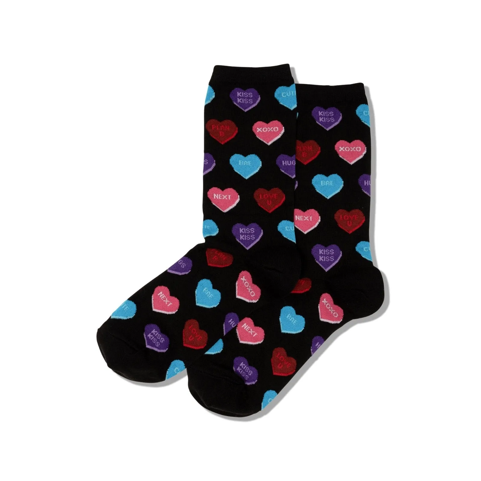 Black Hearts Crew Socks