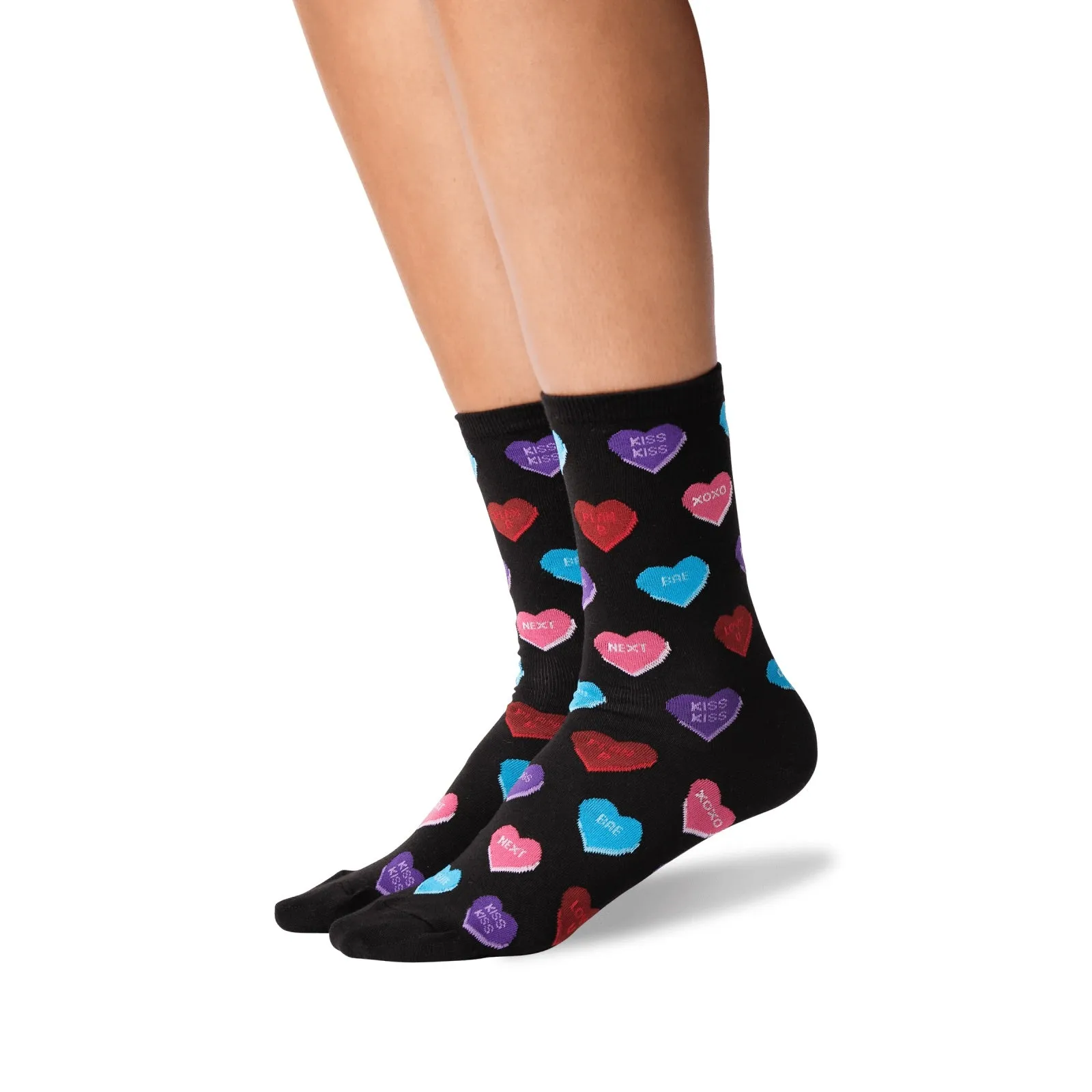 Black Hearts Crew Socks