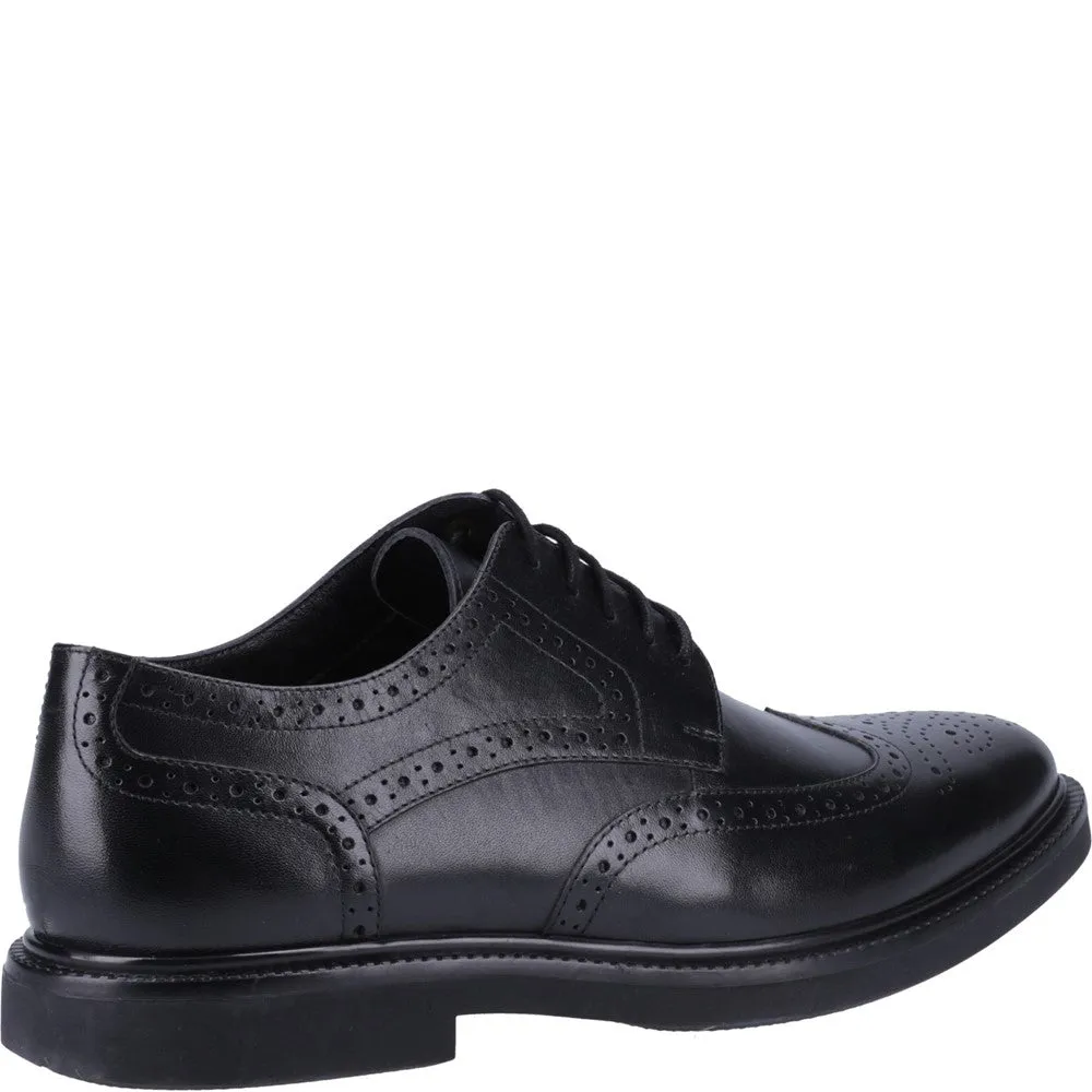 Black Kingston Brogue Shoes