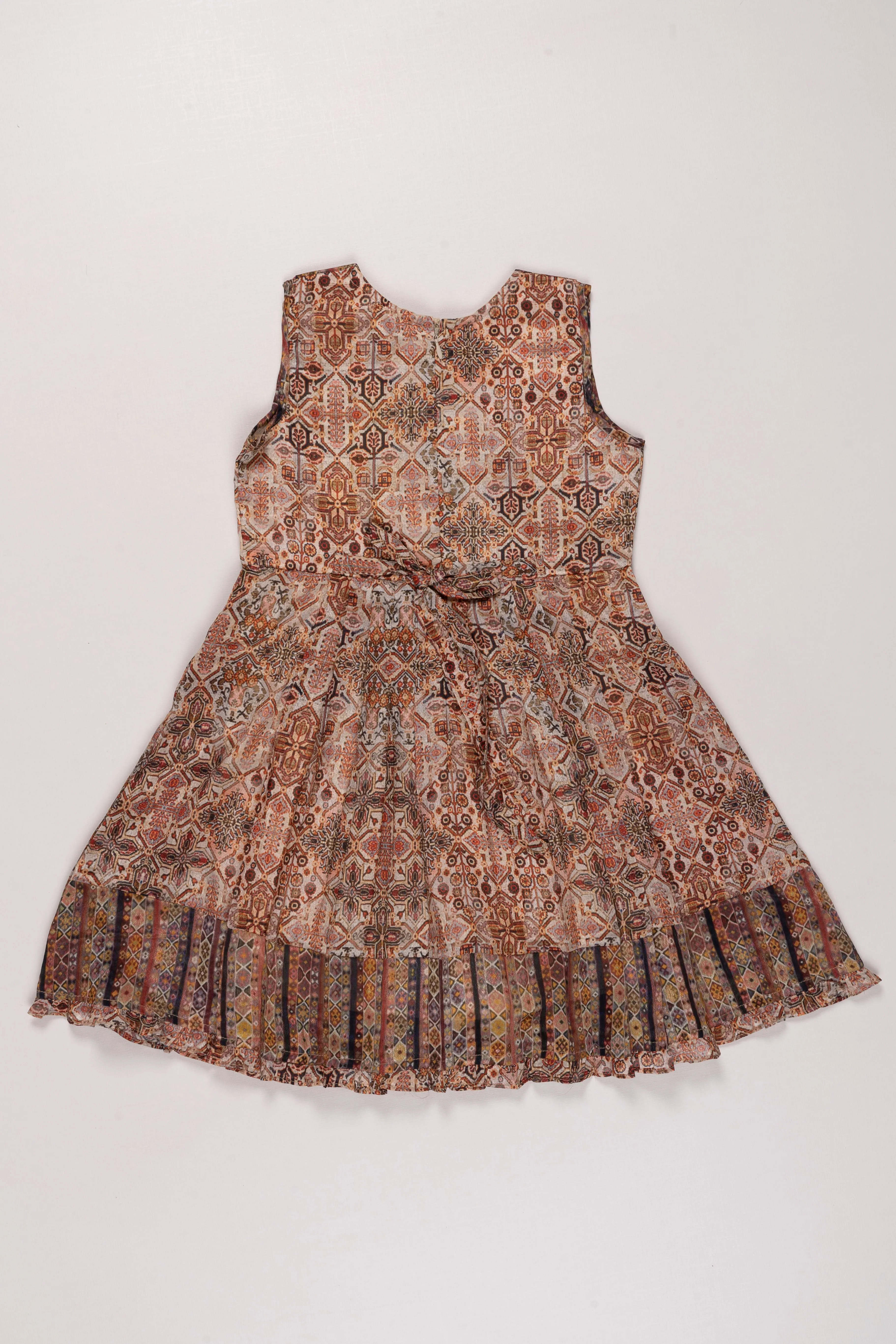 Bohemian Charm Cotton Frock for Girls