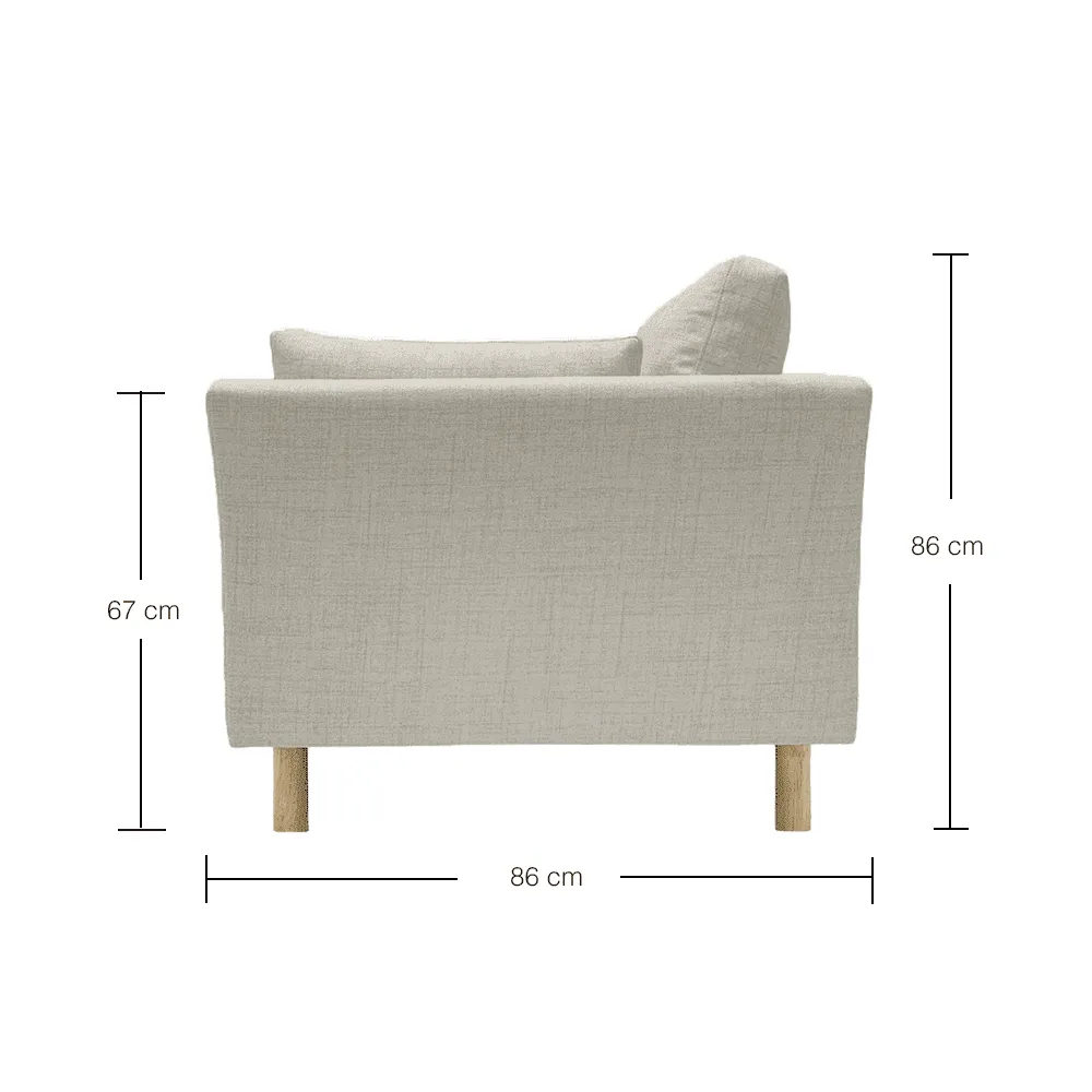 Bondi 2 Seater Fabric Sofa by Zest Livings