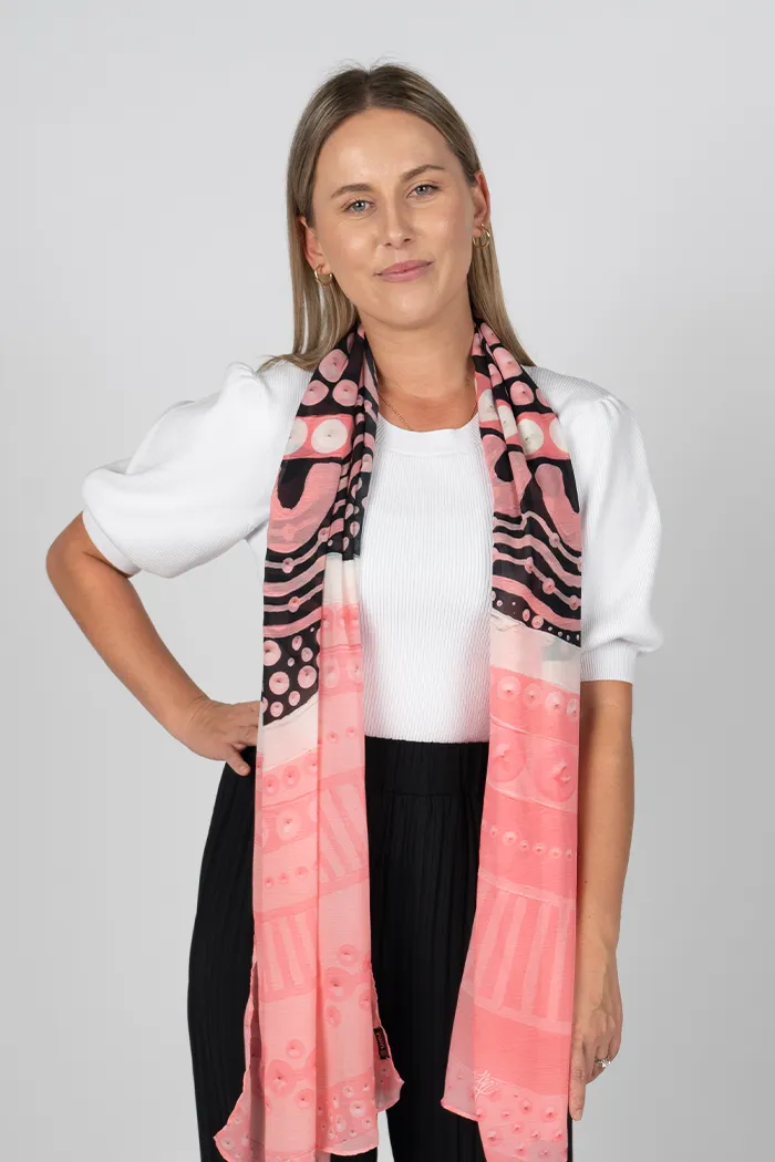 Boobie Sista Rectangle Chiffon Scarf