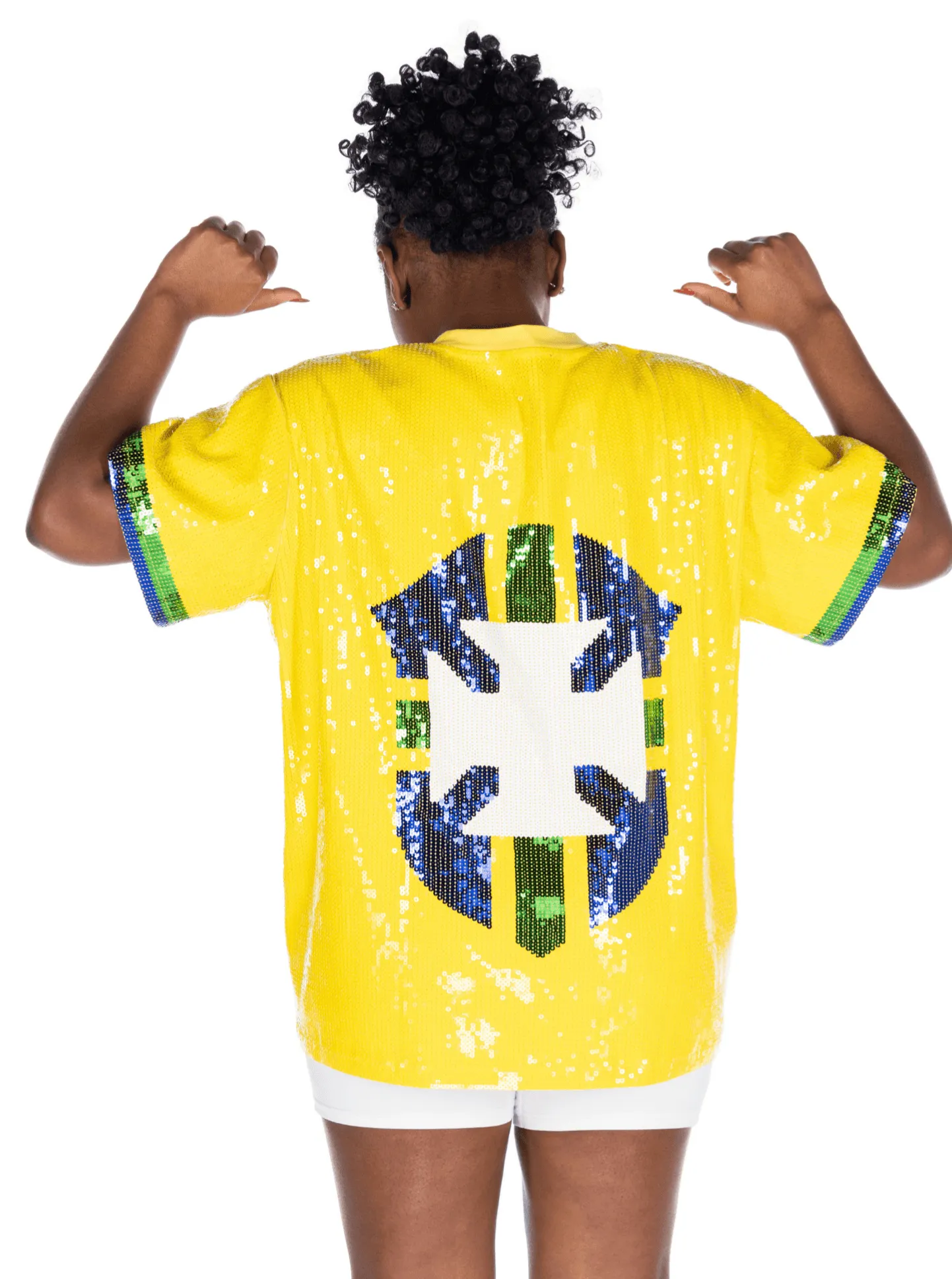 Brazil Soccer Sequin Shirt