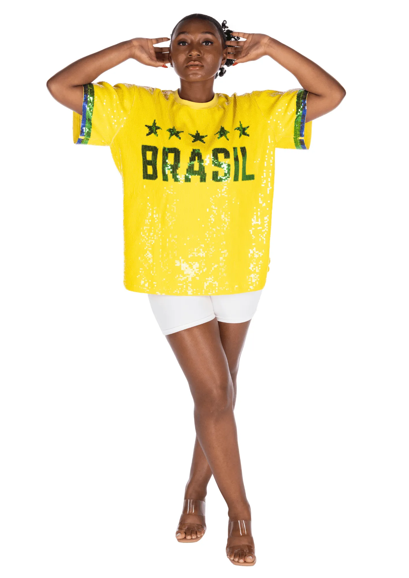 Brazil Soccer Sequin Shirt