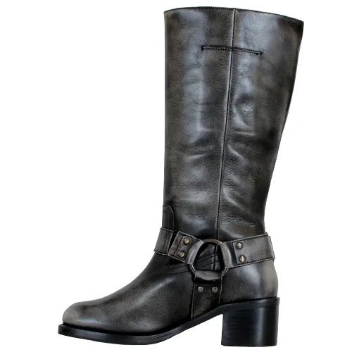 Bronx Knee Boots - 14291-AI - Black