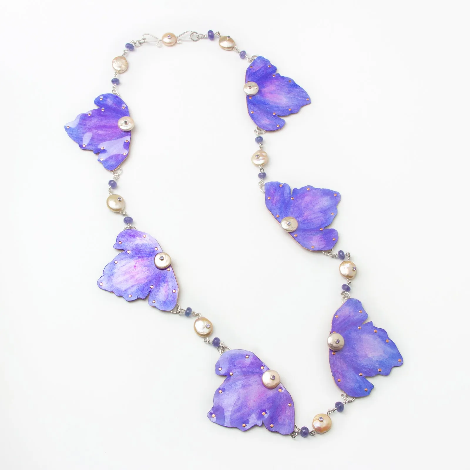 Bunny-Ear Iris - Iris Garland Necklace