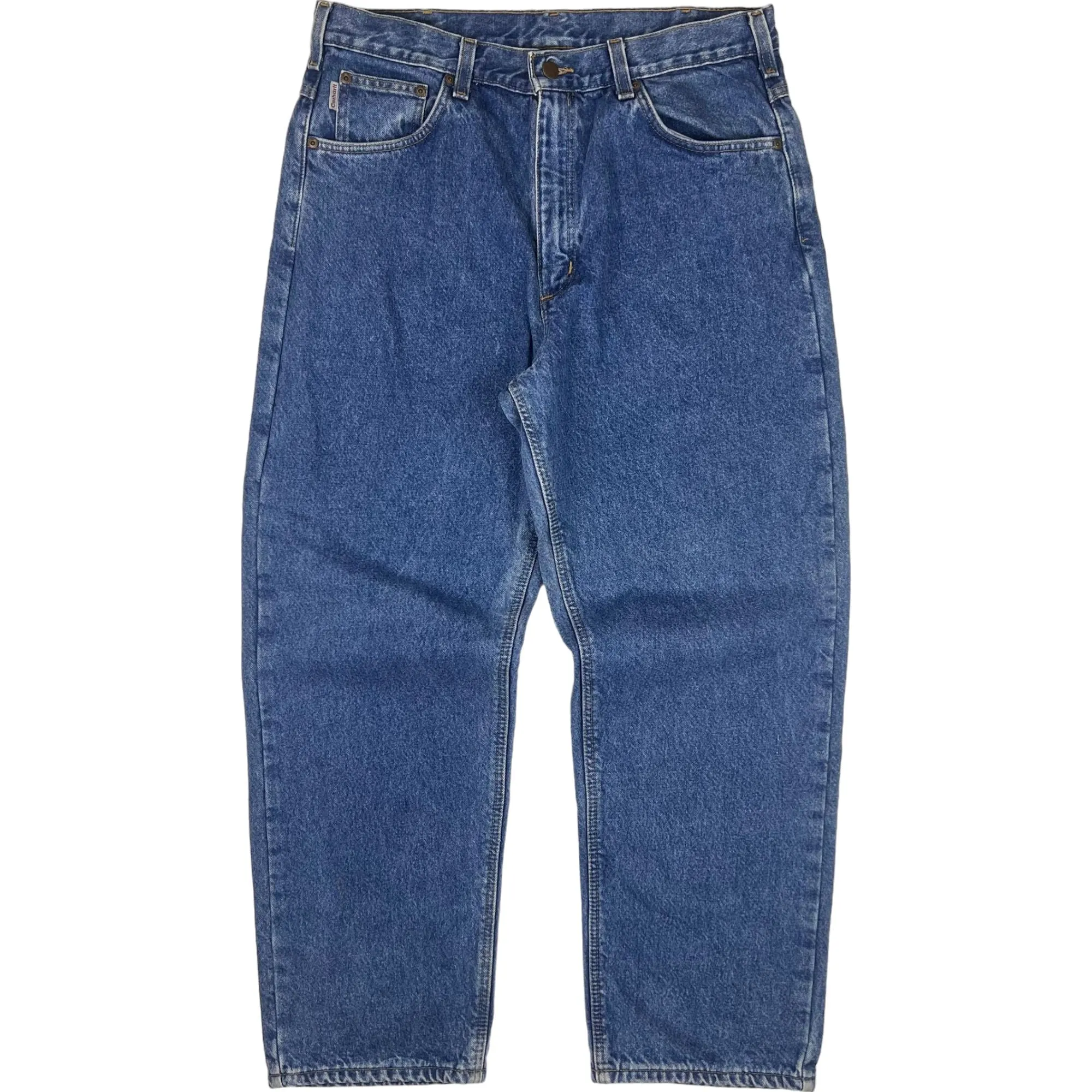 Carhartt Fleece Lined Jeans Blue