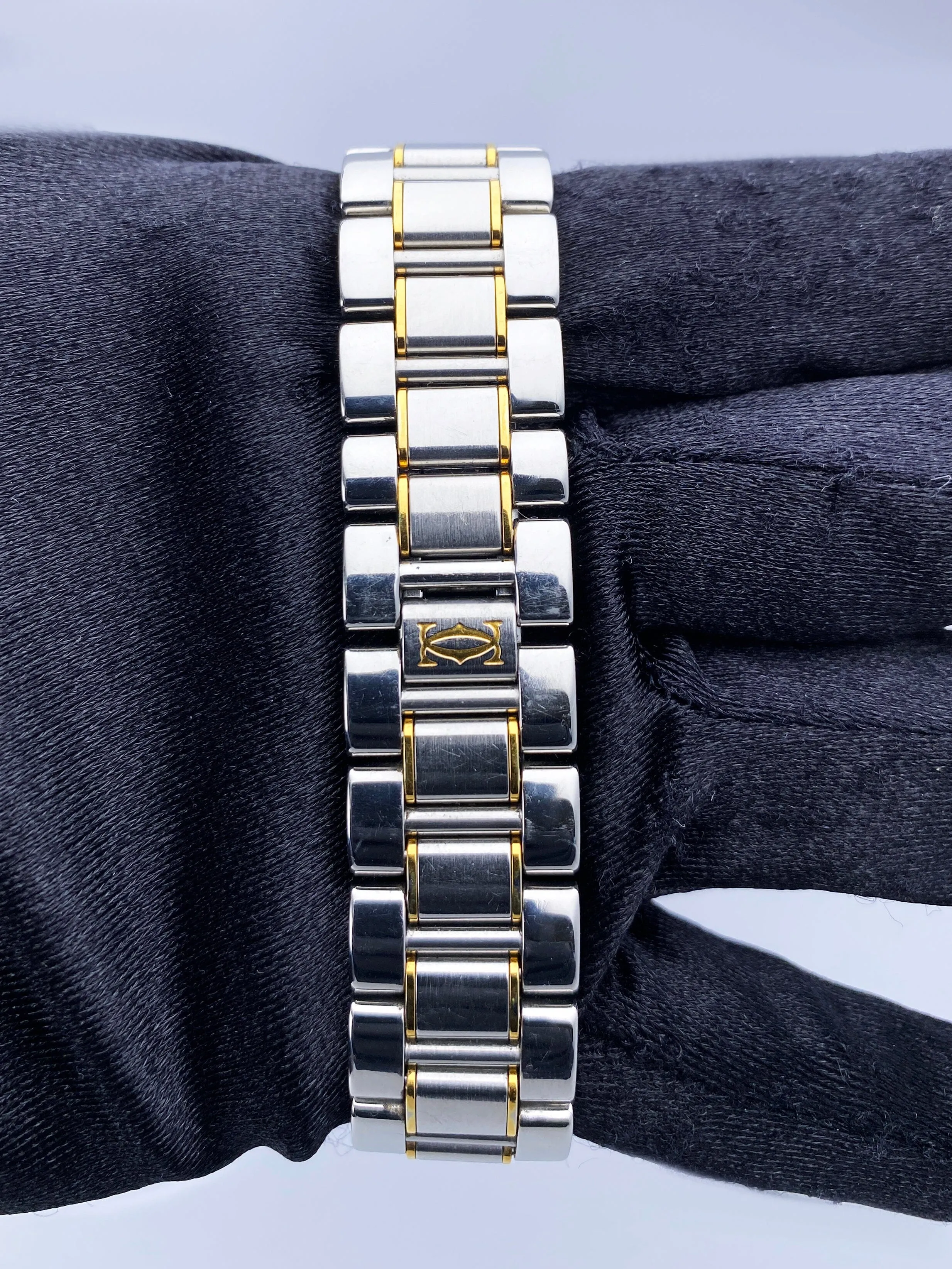 Cartier Must 21 W10074R6 Silver Dial Two-Tone Watch Box Papers