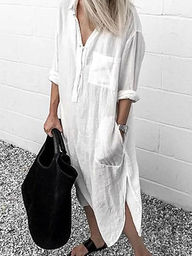 Casual Shirt Dress