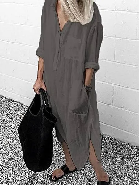 Casual Shirt Dress