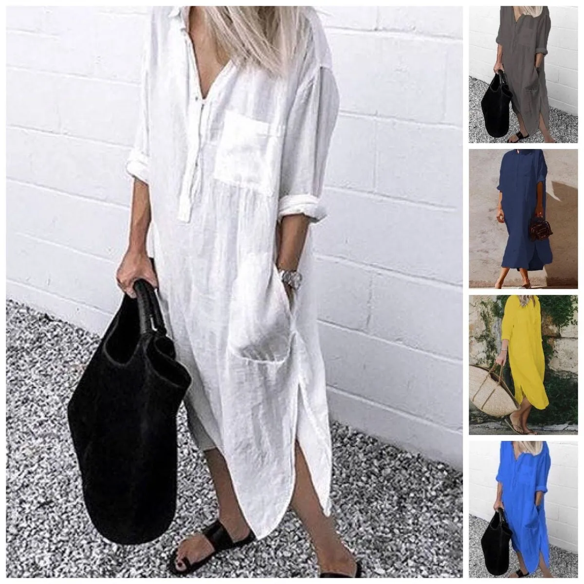 Casual Shirt Dress