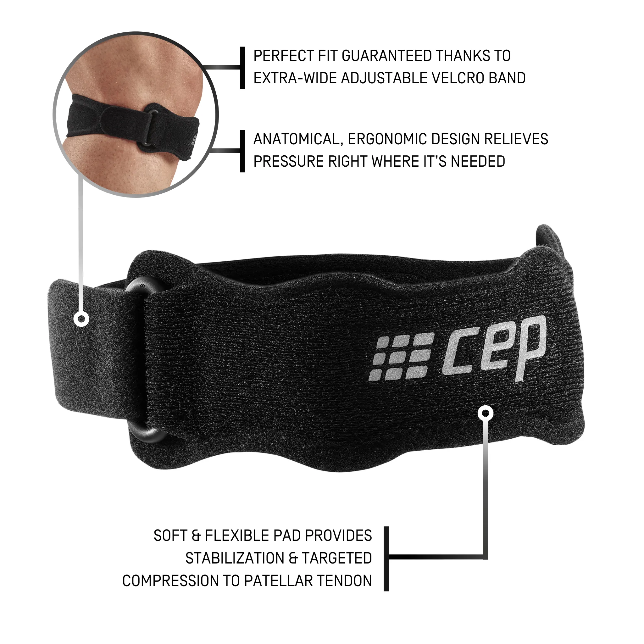 CEP Mid Support Patella Strap