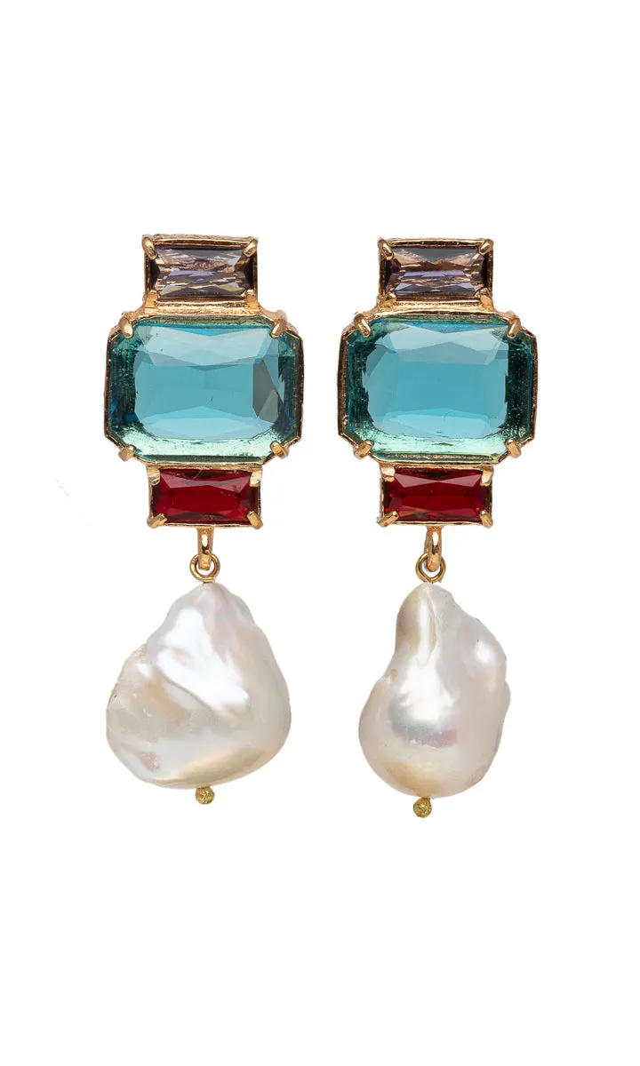 Christie Nicolaides Bambina Earrings Blue