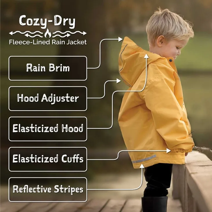 Cozy-Dry Waterproof Jacket - Yellow