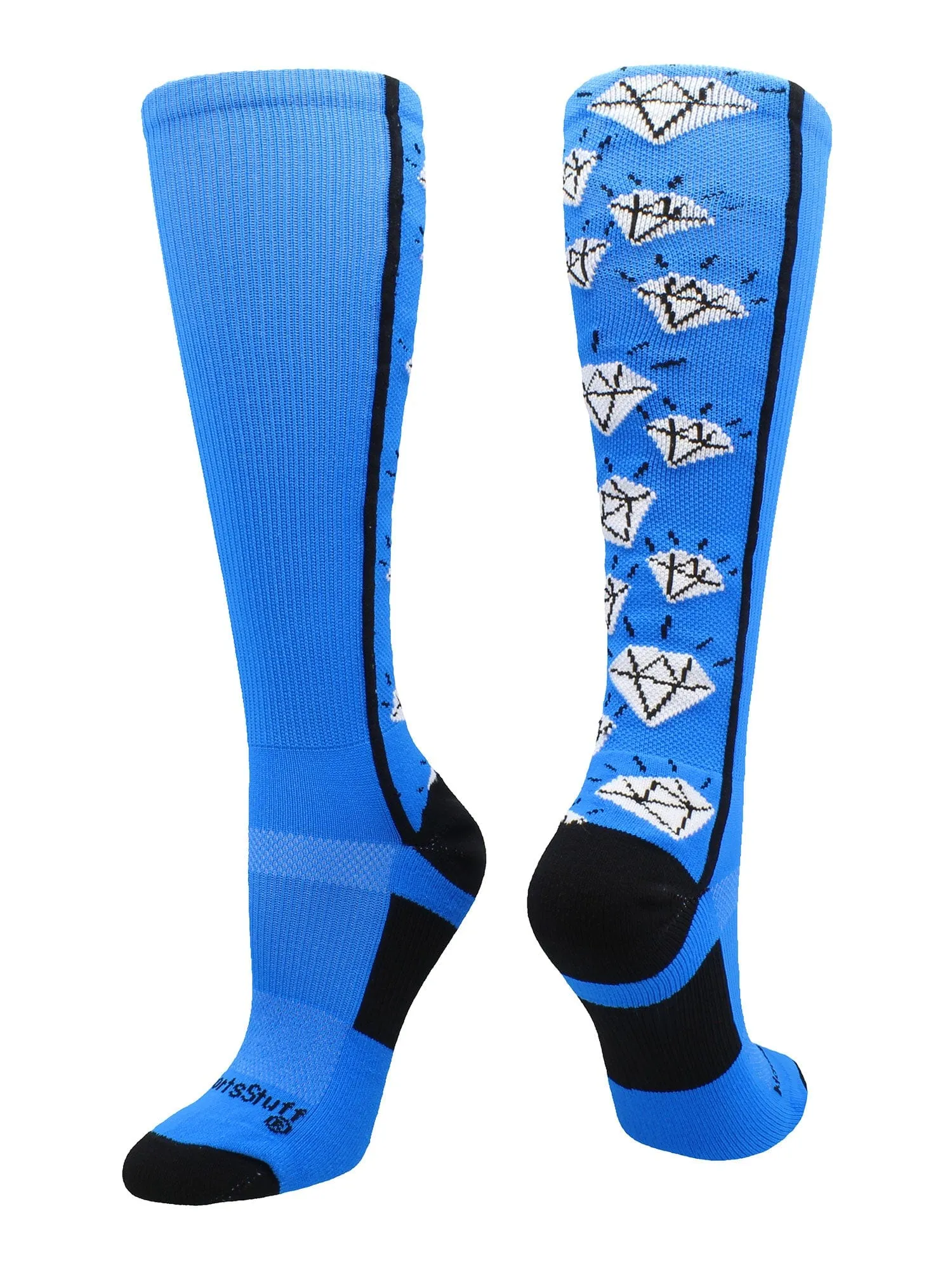 Crazy Socks with Diamonds Over the Calf  (multiple colors)