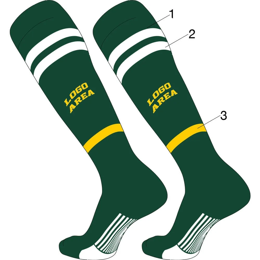 Custom Diamond Builder Baseball Socks Pattern 4