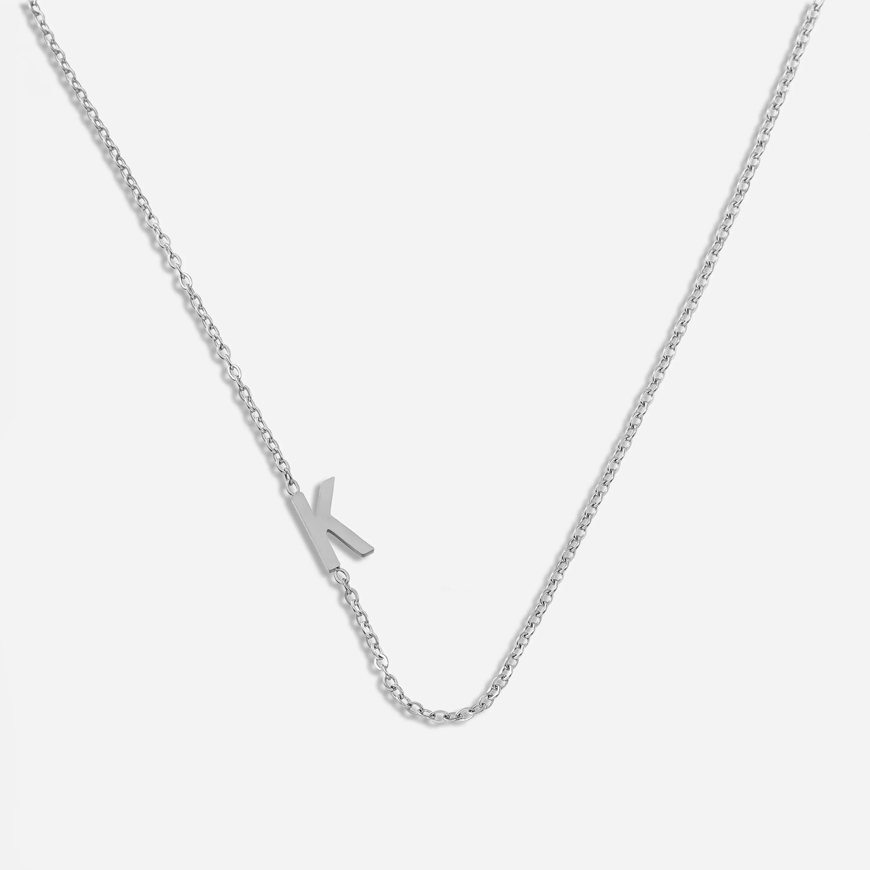 Dainty Letter Pendant Necklace