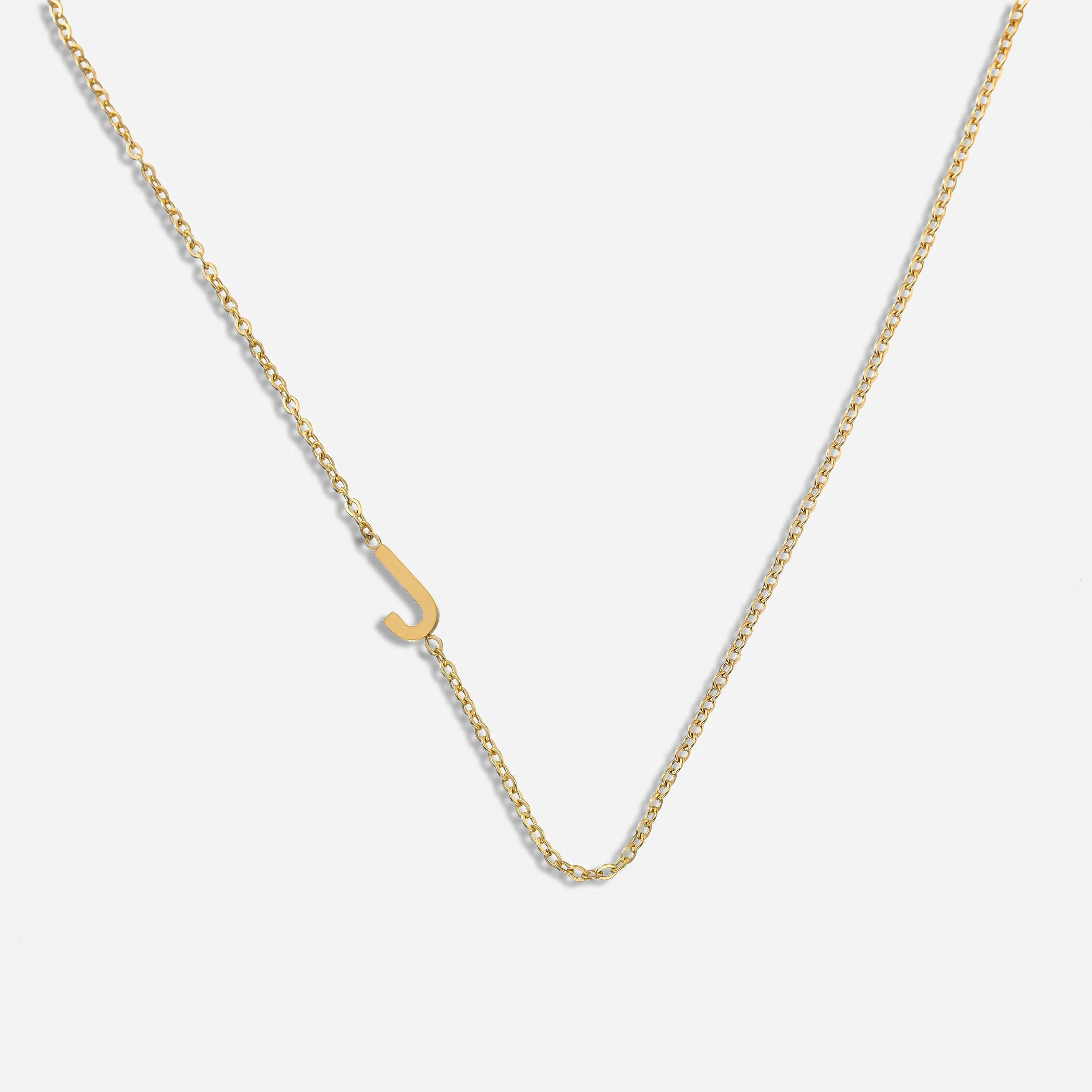 Dainty Letter Pendant Necklace