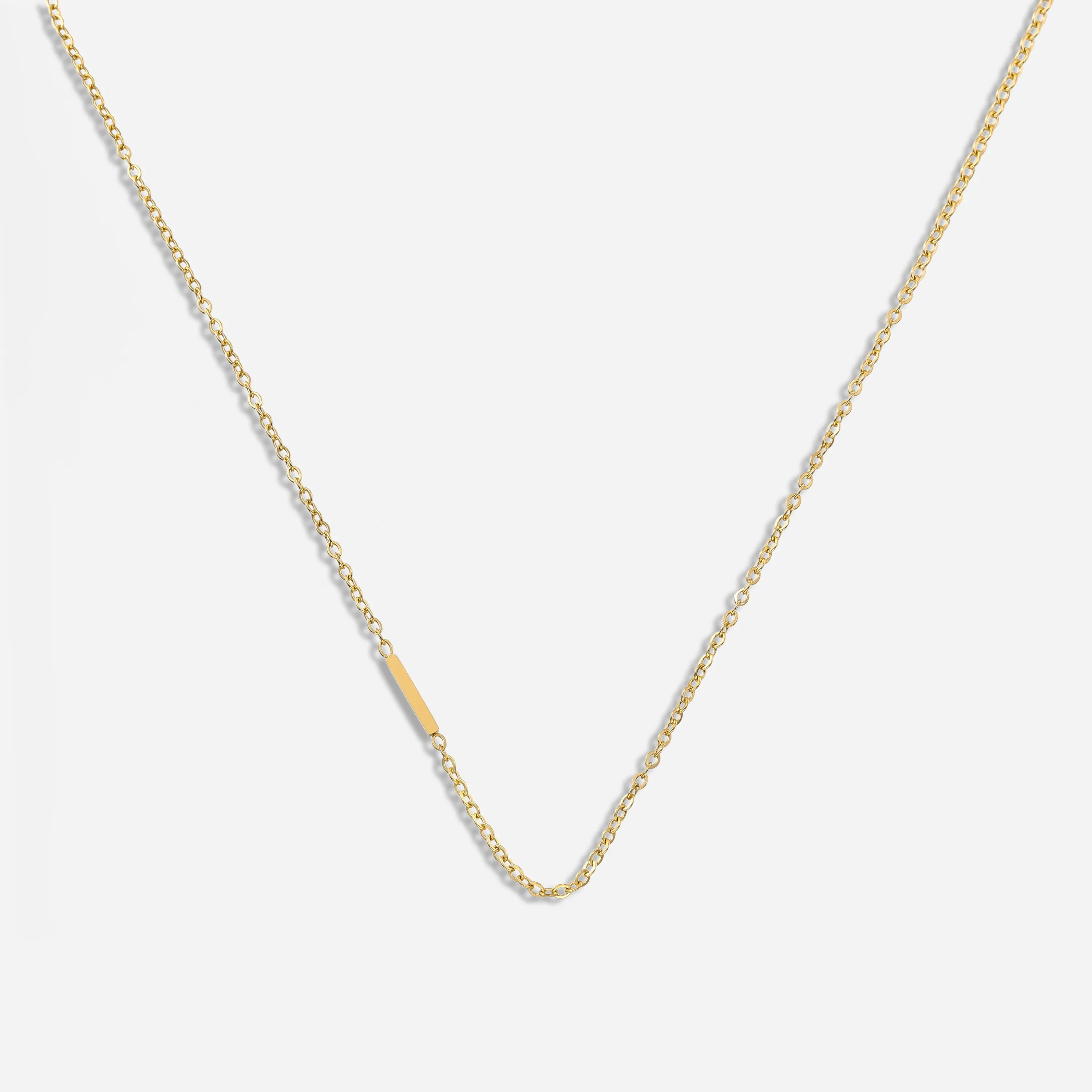 Dainty Letter Pendant Necklace