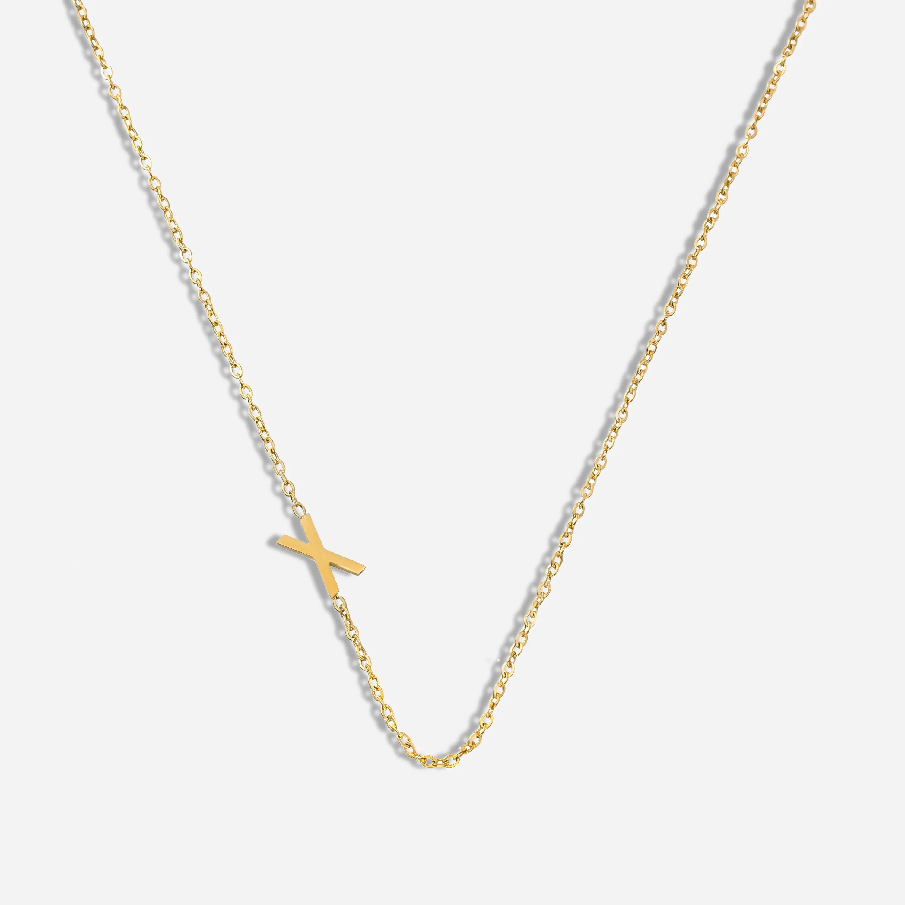 Dainty Letter Pendant Necklace