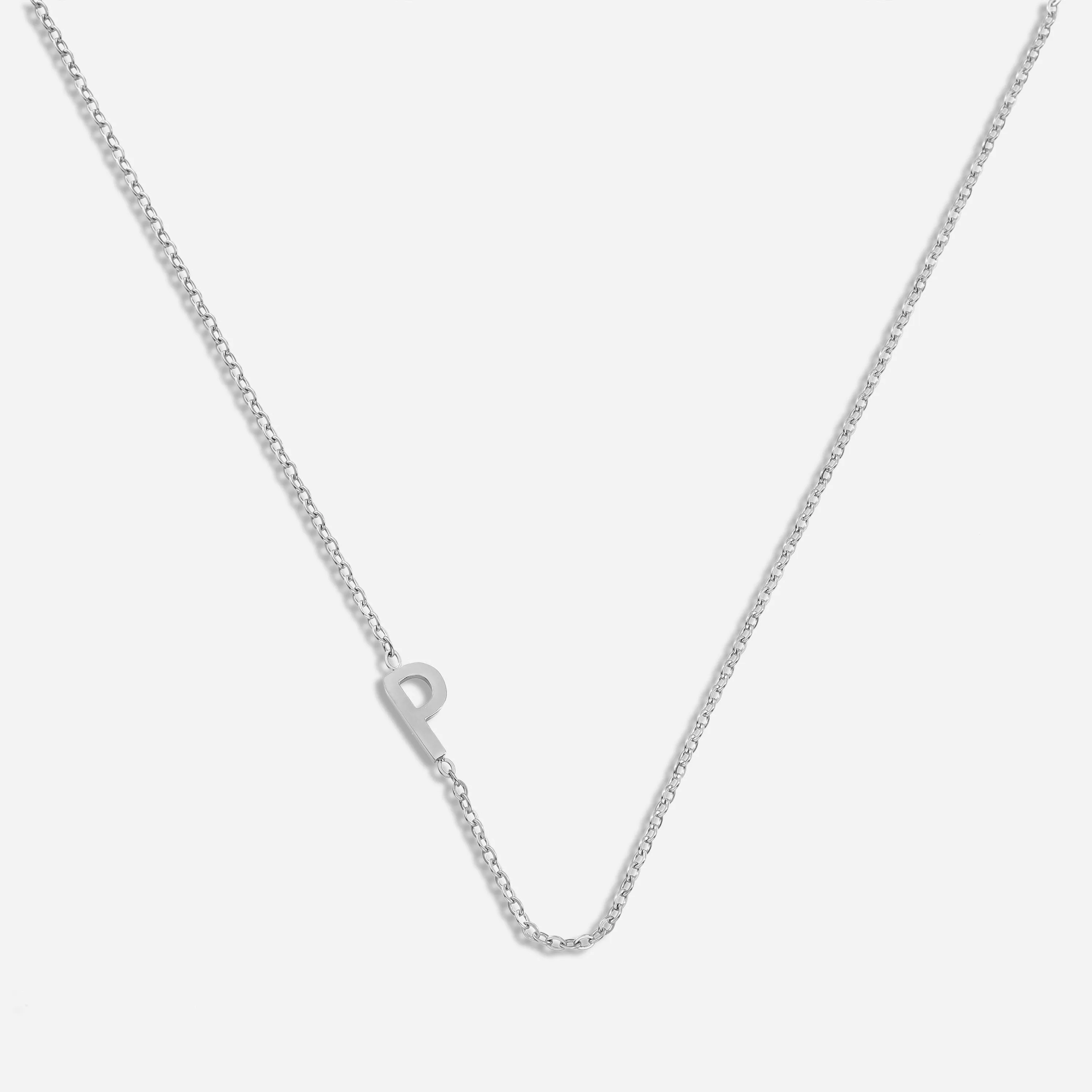 Dainty Letter Pendant Necklace